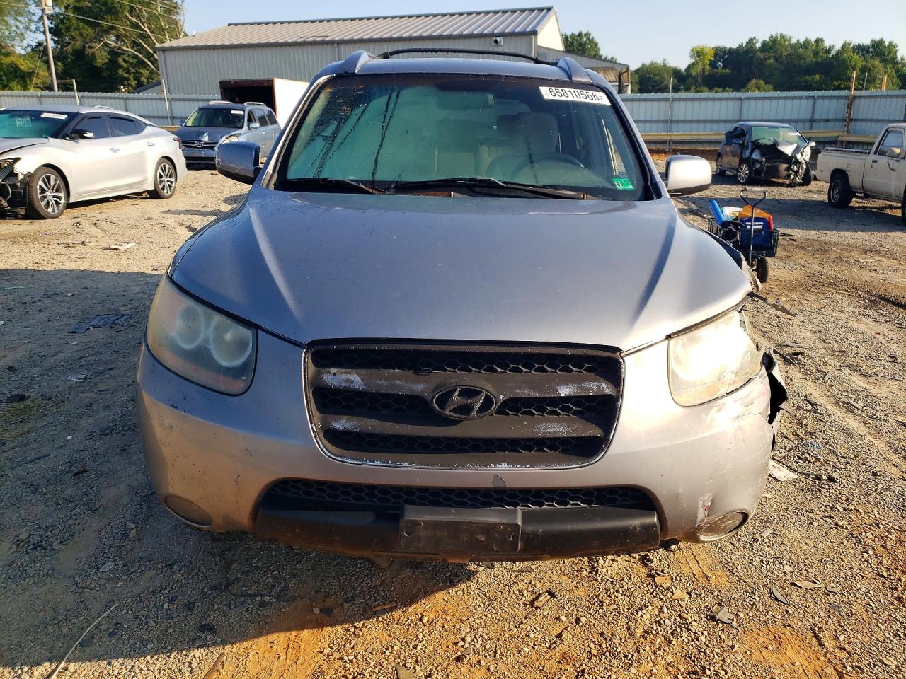 2007 Hyundai Santa Fe Gls Silver vin: 5NMSG73D27H050131