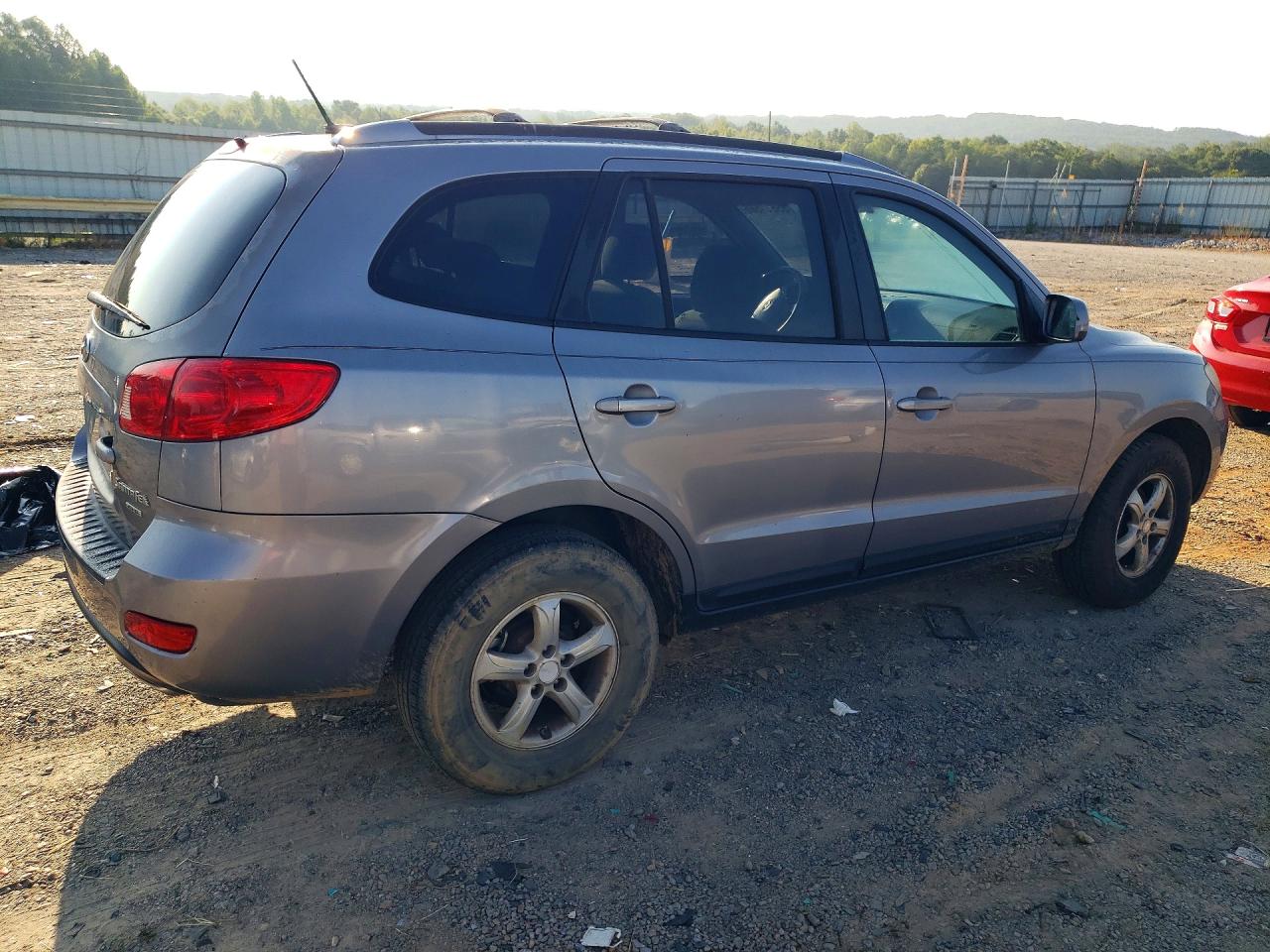 2007 Hyundai Santa Fe Gls Silver vin: 5NMSG73D27H050131