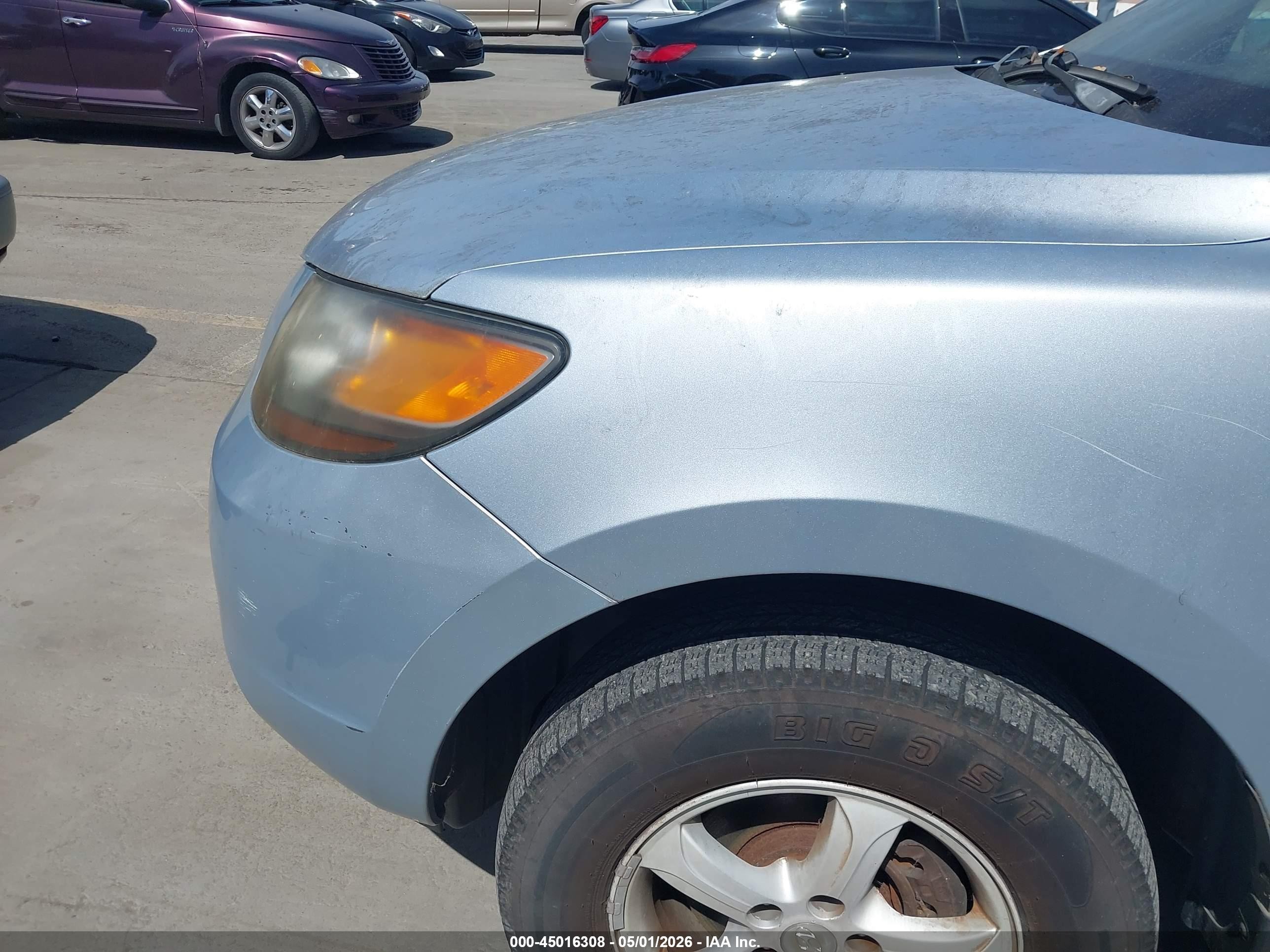 2007 Hyundai Santa Fe Gls Blue vin: 5NMSG73D27H064708