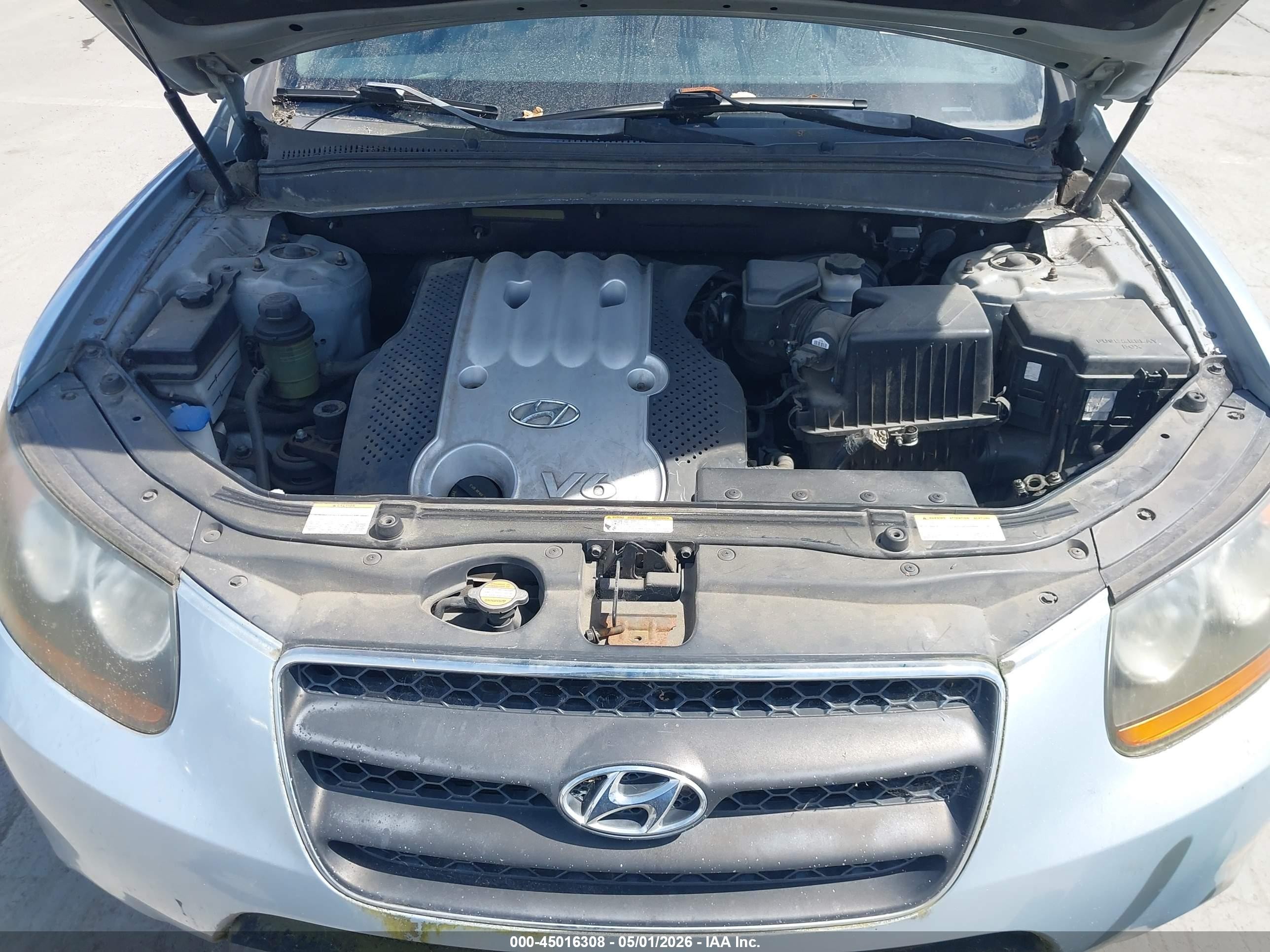 2007 Hyundai Santa Fe Gls Blue vin: 5NMSG73D27H064708