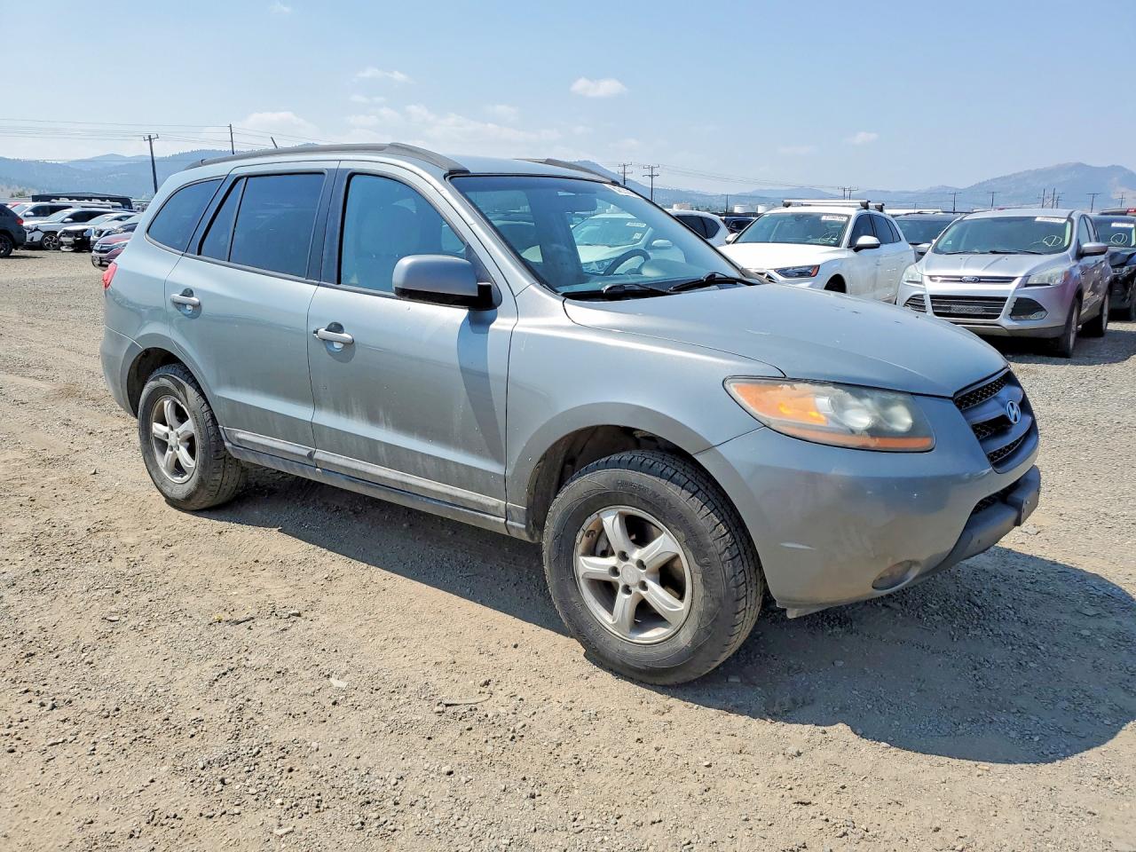 2008 Hyundai Santa Fe Gls Gray vin: 5NMSG73D28H154894