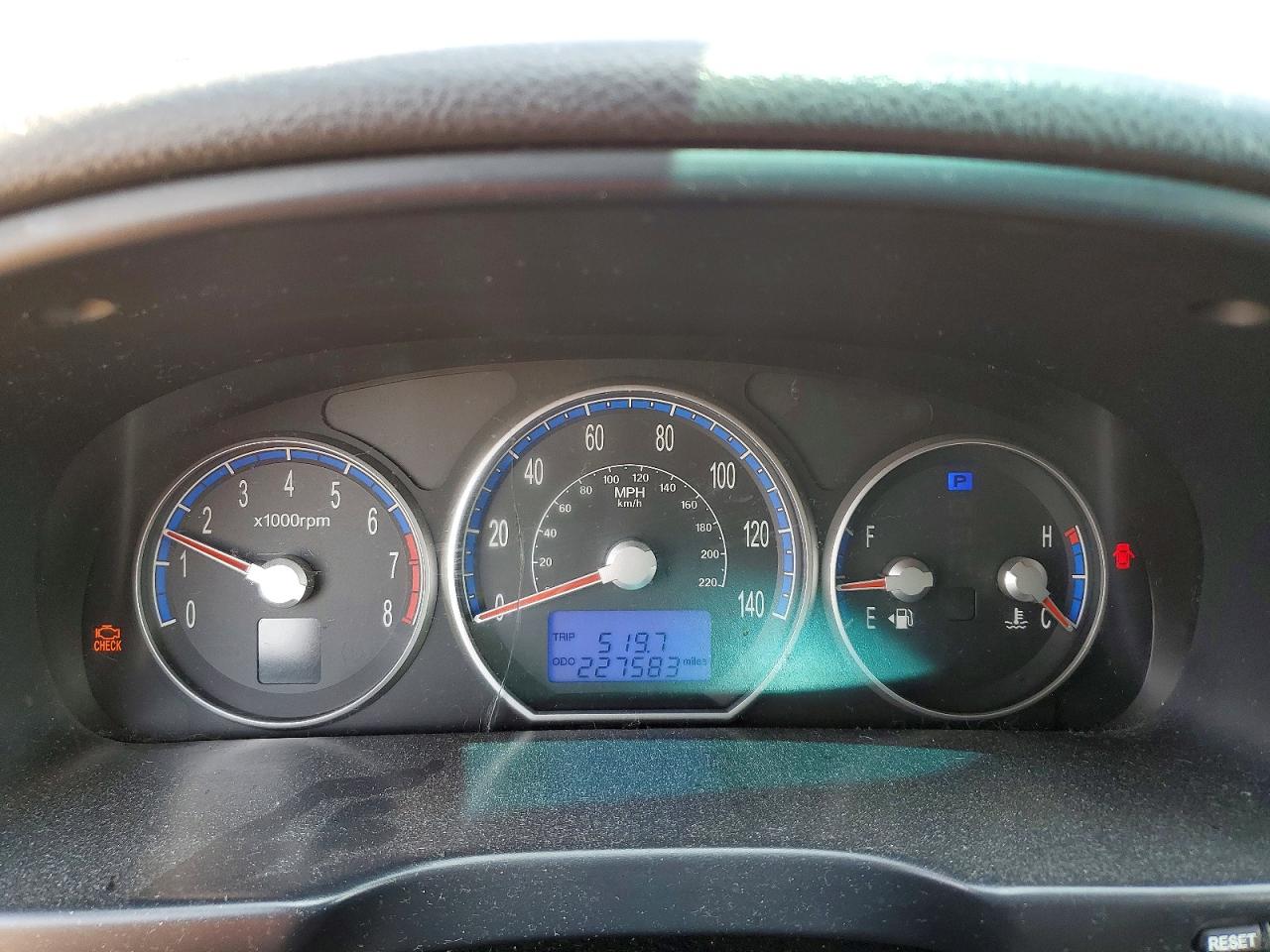 2008 Hyundai Santa Fe Gls Gray vin: 5NMSG73D28H154894