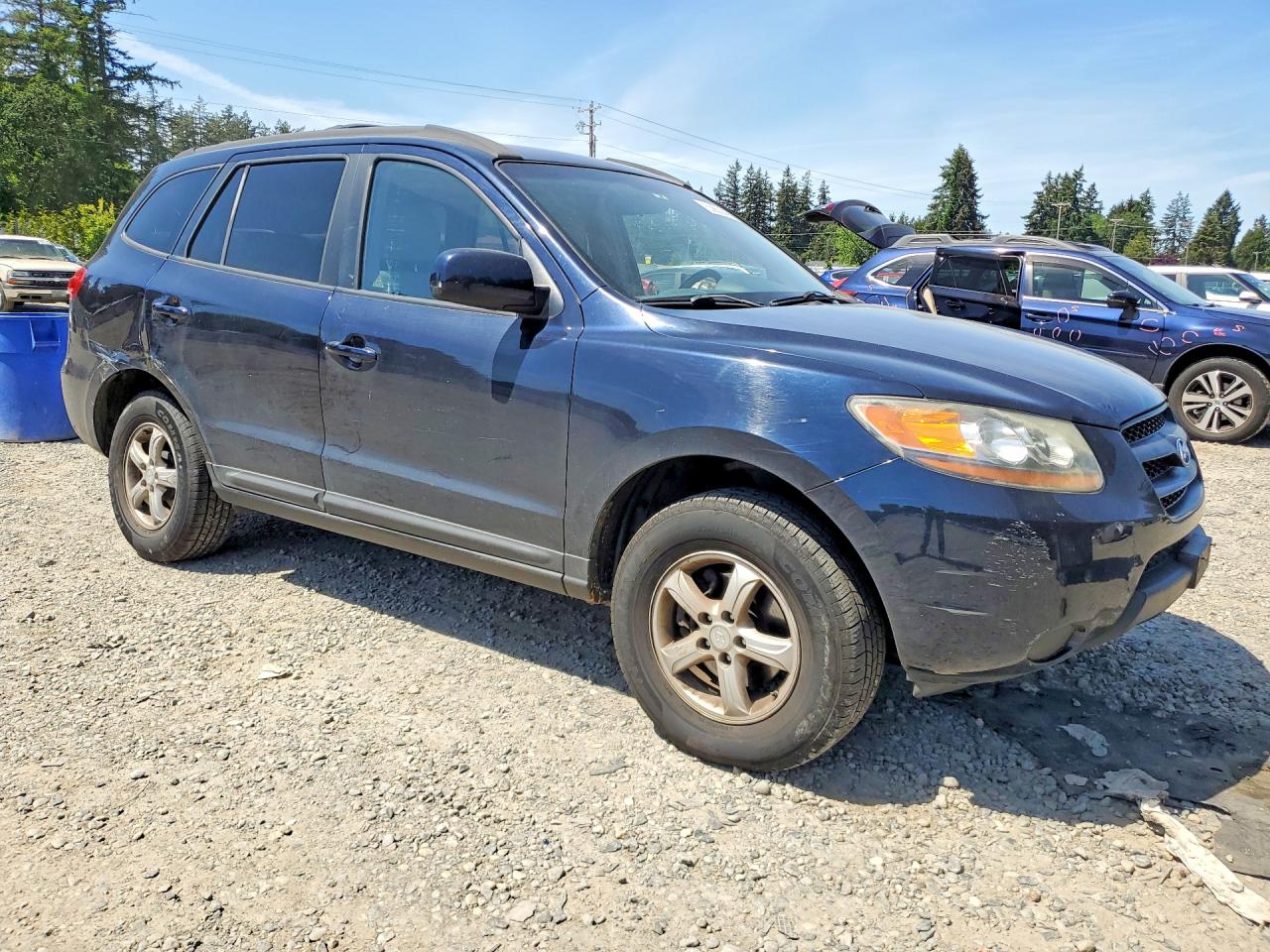 2008 Hyundai Santa Fe Gls Blue vin: 5NMSG73D28H181240