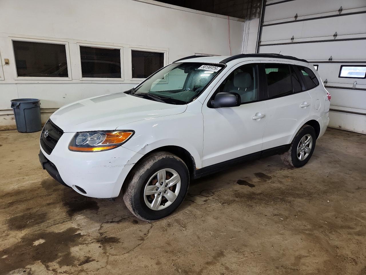 2009 Hyundai Santa Fe White vin: 5NMSG73D29H247190