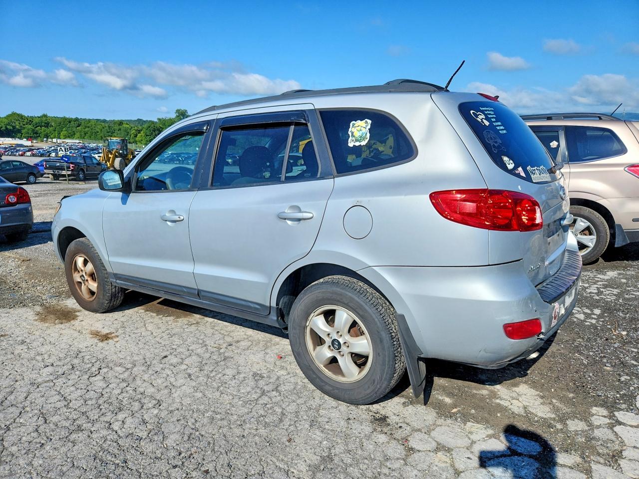 2009 Hyundai Santa Fe Gls Silver vin: 5NMSG73D29H279704