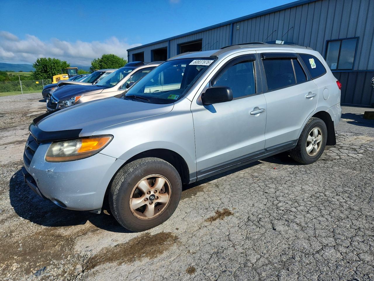 2009 Hyundai Santa Fe Gls Silver vin: 5NMSG73D29H279704