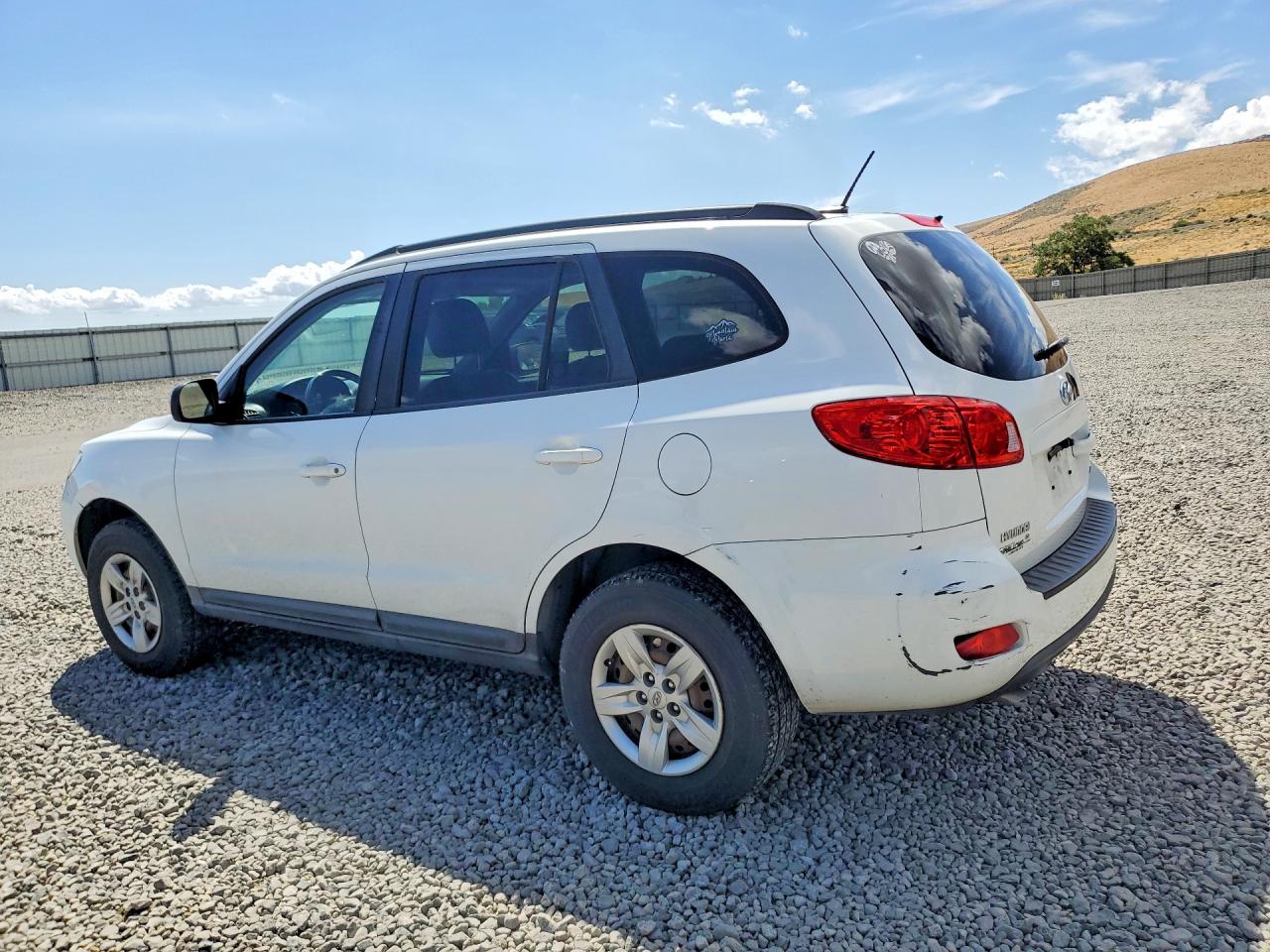 2009 Hyundai Santa Fe Gls White vin: 5NMSG73D29H302642