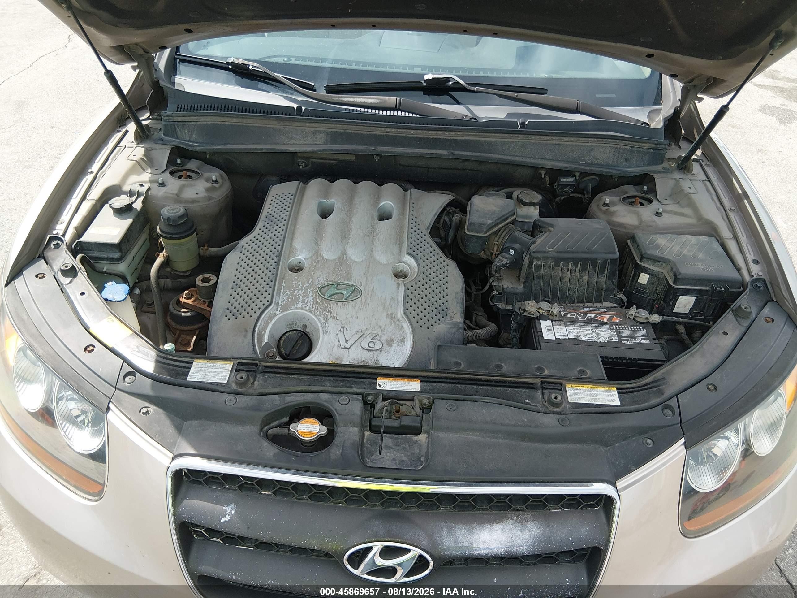 2007 Hyundai Santa Fe Gls Gold vin: 5NMSG73D37H063941