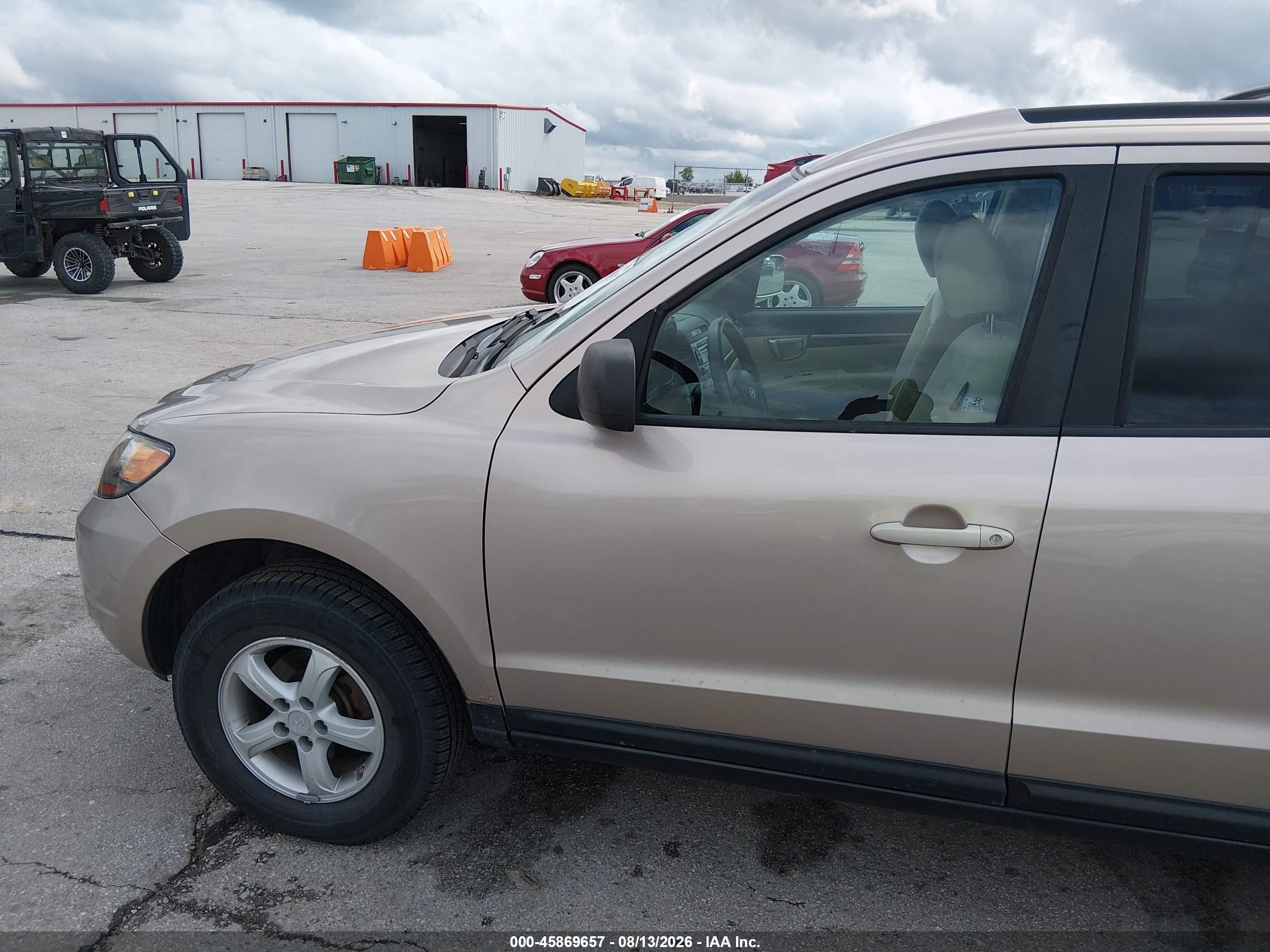 2007 Hyundai Santa Fe Gls Gold vin: 5NMSG73D37H063941