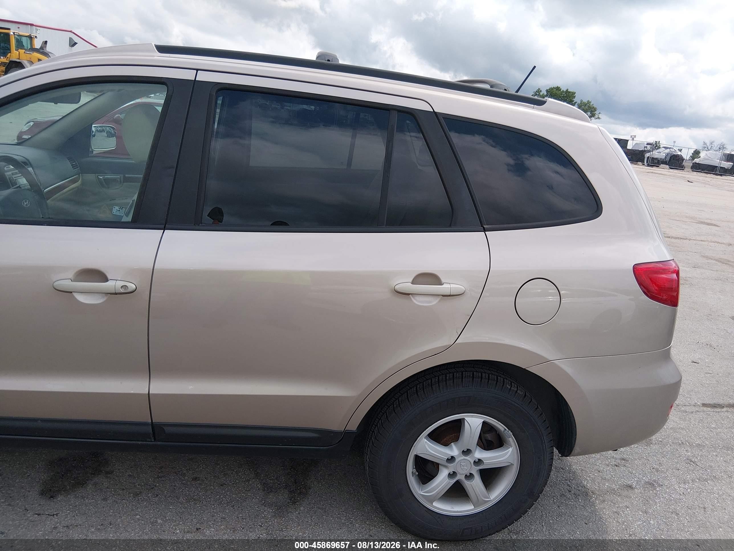 2007 Hyundai Santa Fe Gls Gold vin: 5NMSG73D37H063941