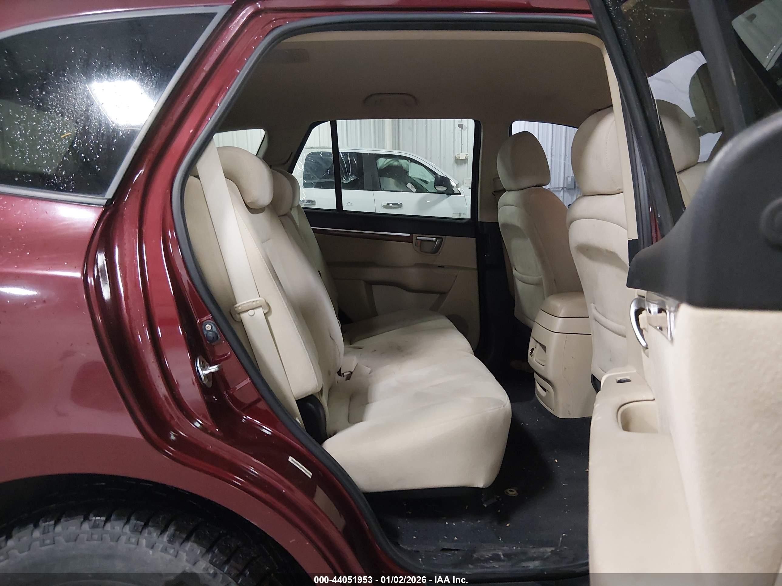 2008 Hyundai Santa Fe Gls Maroon vin: 5NMSG73D38H189895