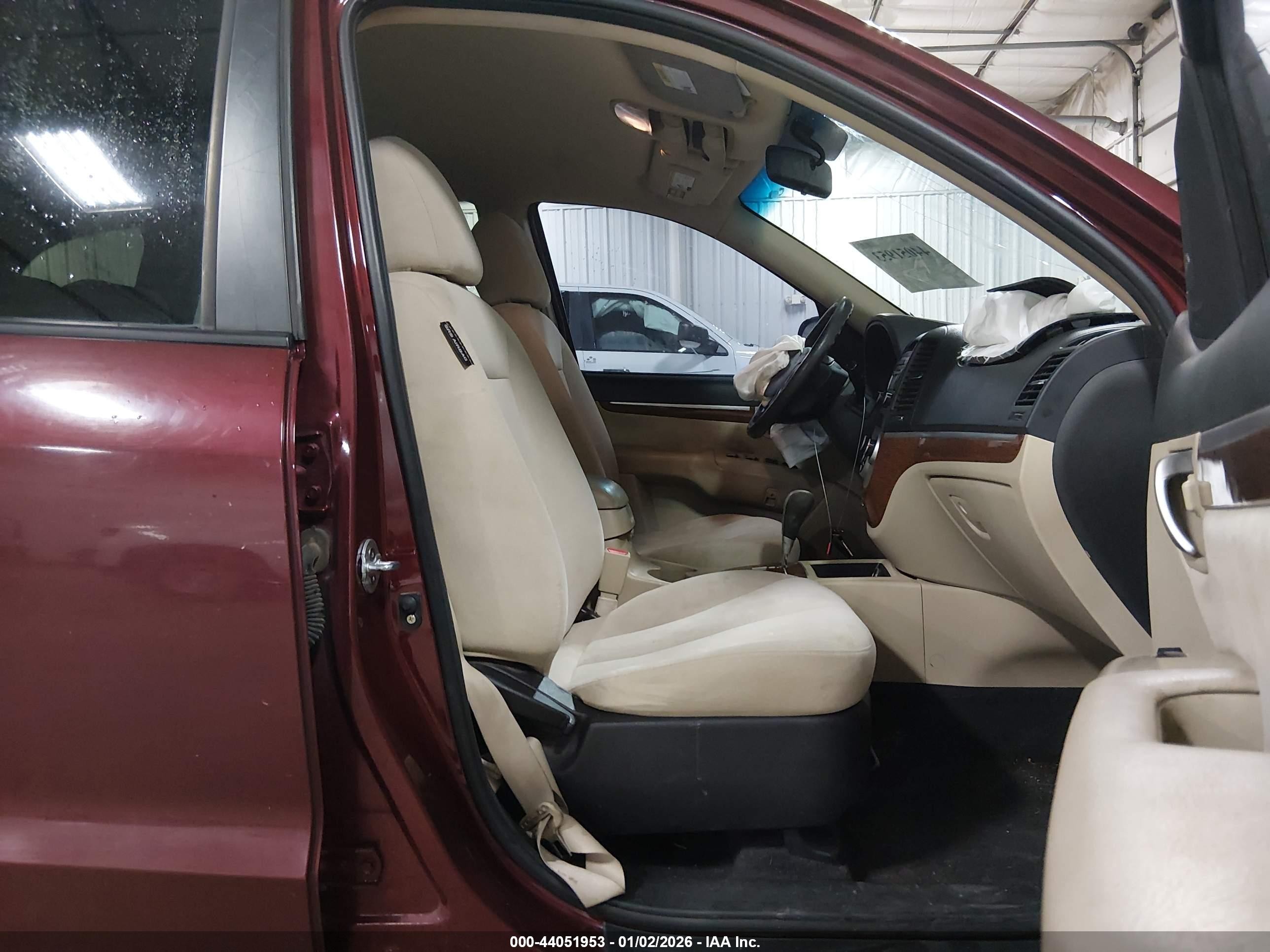 2008 Hyundai Santa Fe Gls Maroon vin: 5NMSG73D38H189895