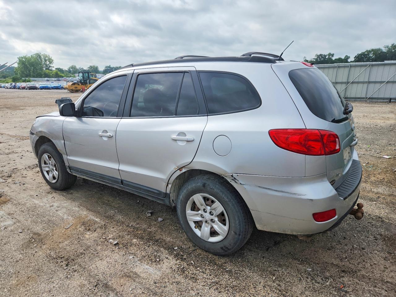 2009 Hyundai Santa Fe Gls Silver vin: 5NMSG73D39H256657