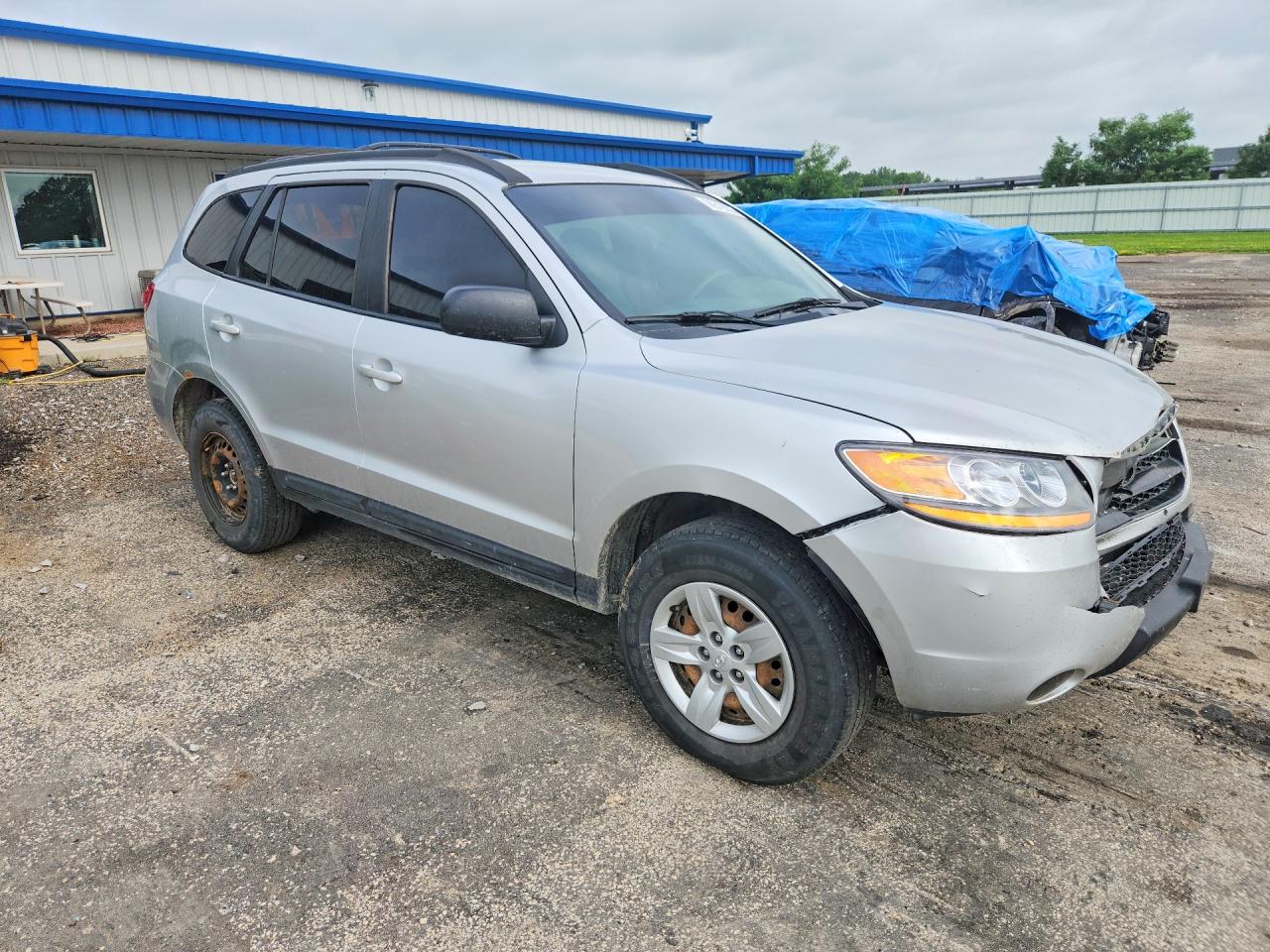 2009 Hyundai Santa Fe Gls Silver vin: 5NMSG73D39H256657