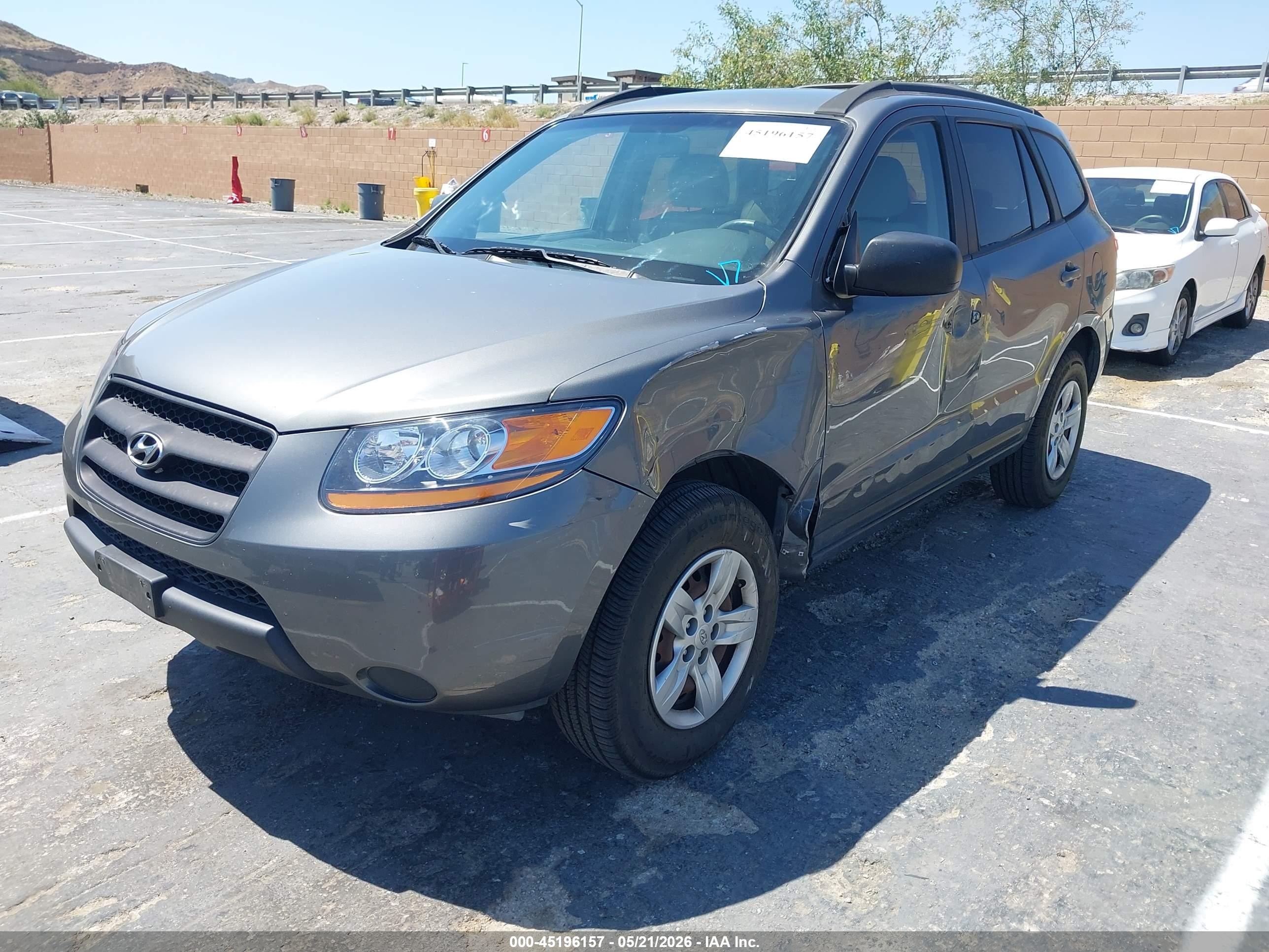 2009 Hyundai Santa Fe Gls Серебряный vin: 5NMSG73D39H288590
