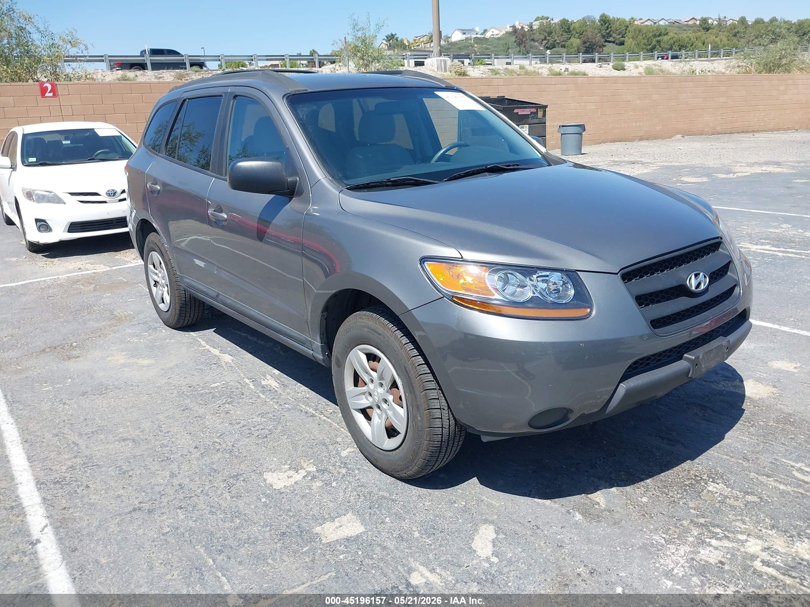 2009 Hyundai Santa Fe Gls Silver vin: 5NMSG73D39H288590