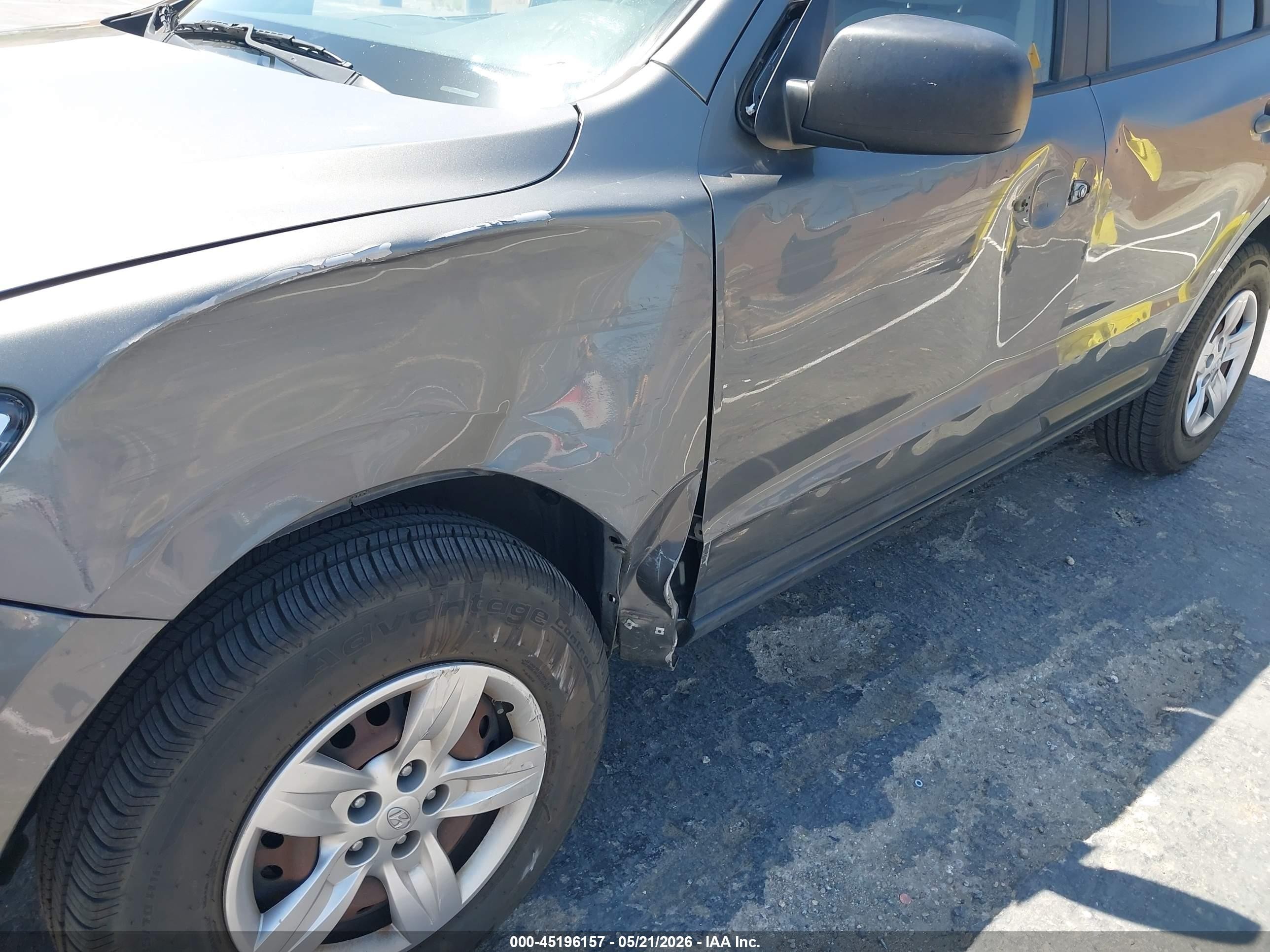 2009 Hyundai Santa Fe Gls Серебряный vin: 5NMSG73D39H288590