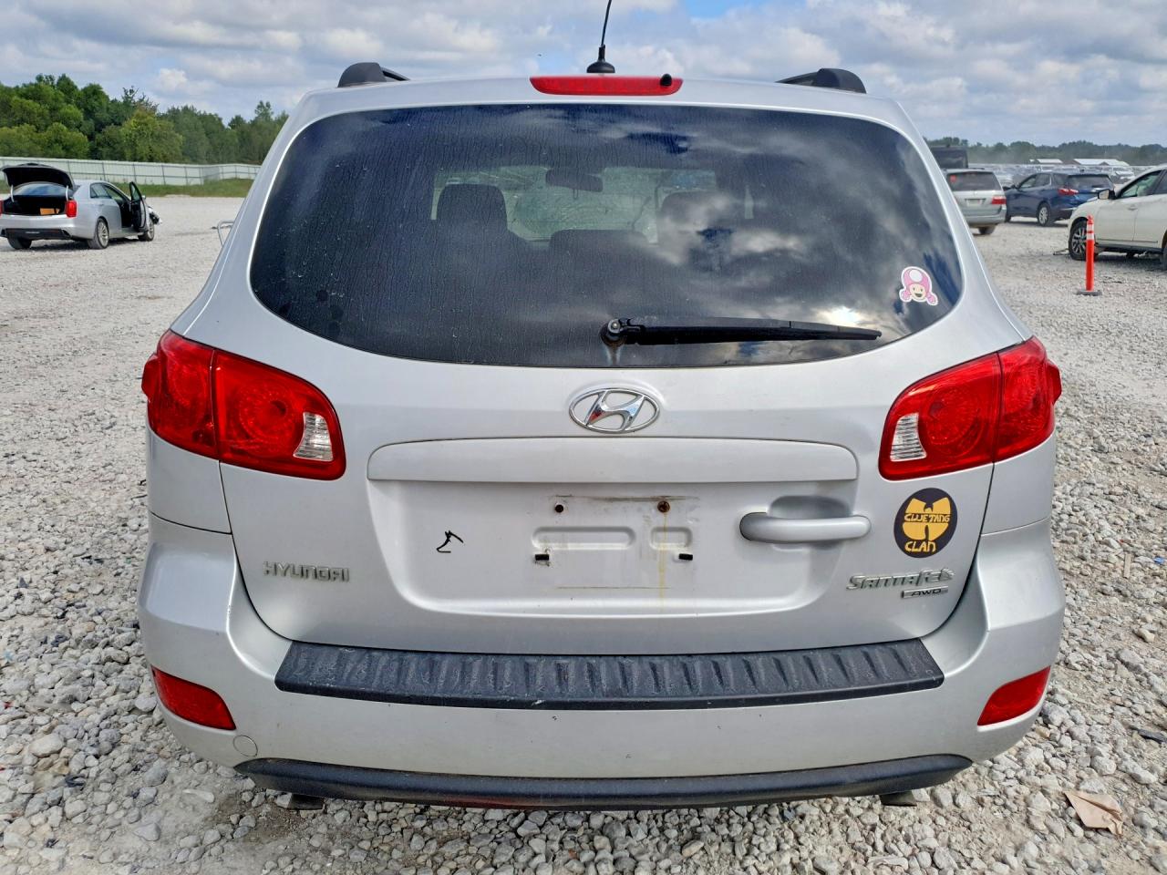 2008 Hyundai Santa Fe Gls Silver vin: 5NMSG73D48H132976
