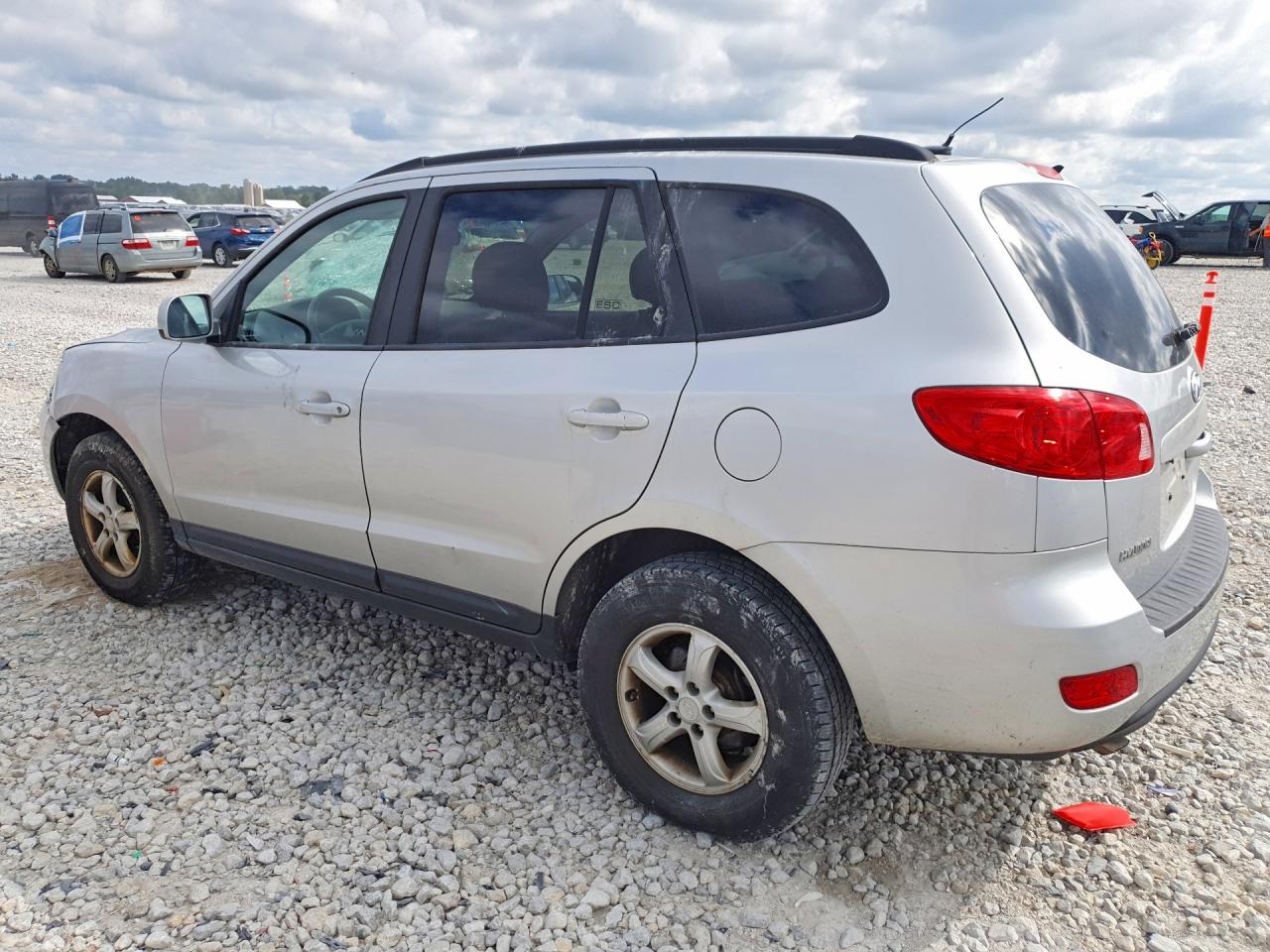 2008 Hyundai Santa Fe Gls Silver vin: 5NMSG73D48H132976