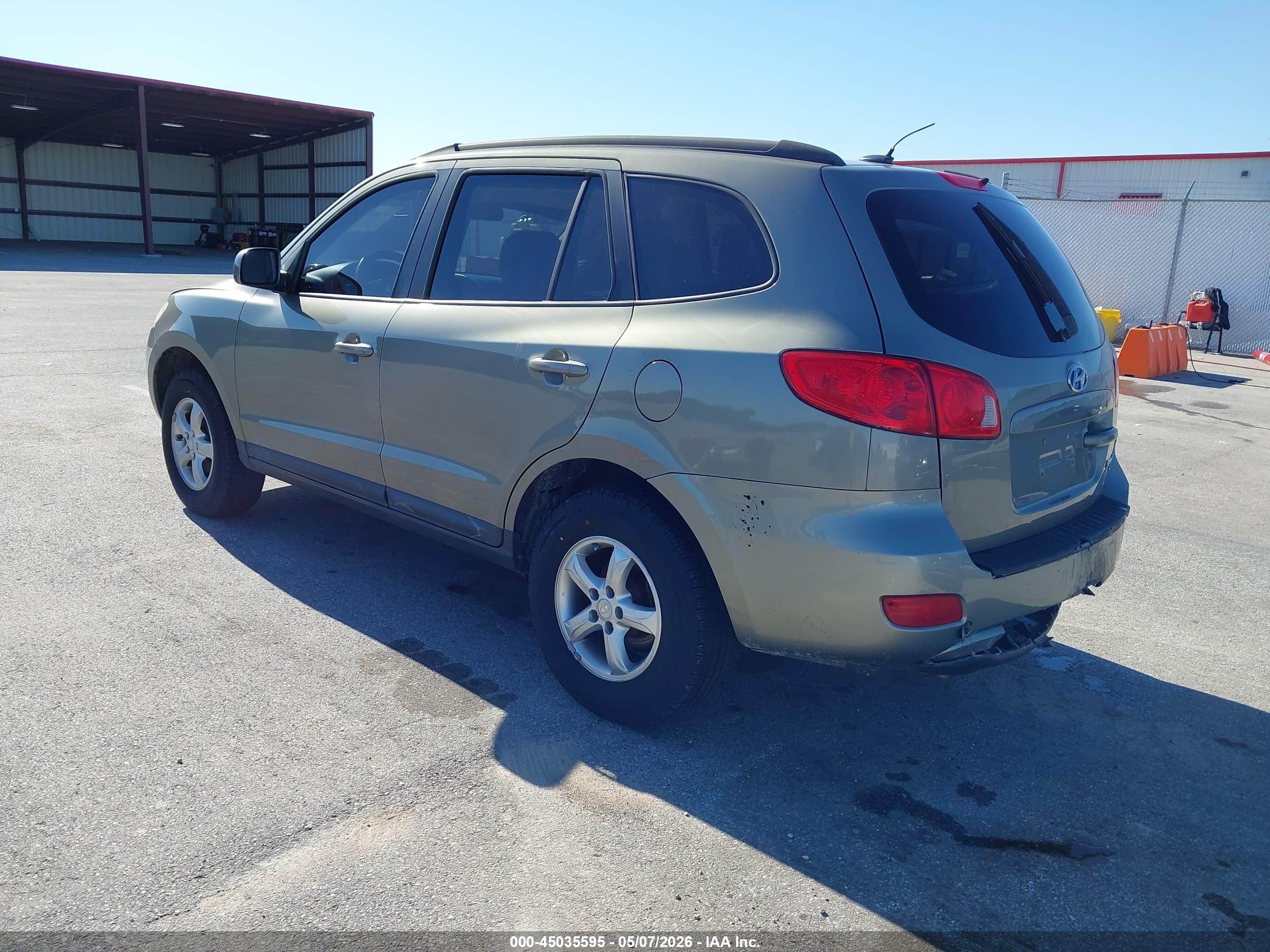 2008 Hyundai Santa Fe Gls Gray vin: 5NMSG73D48H143900