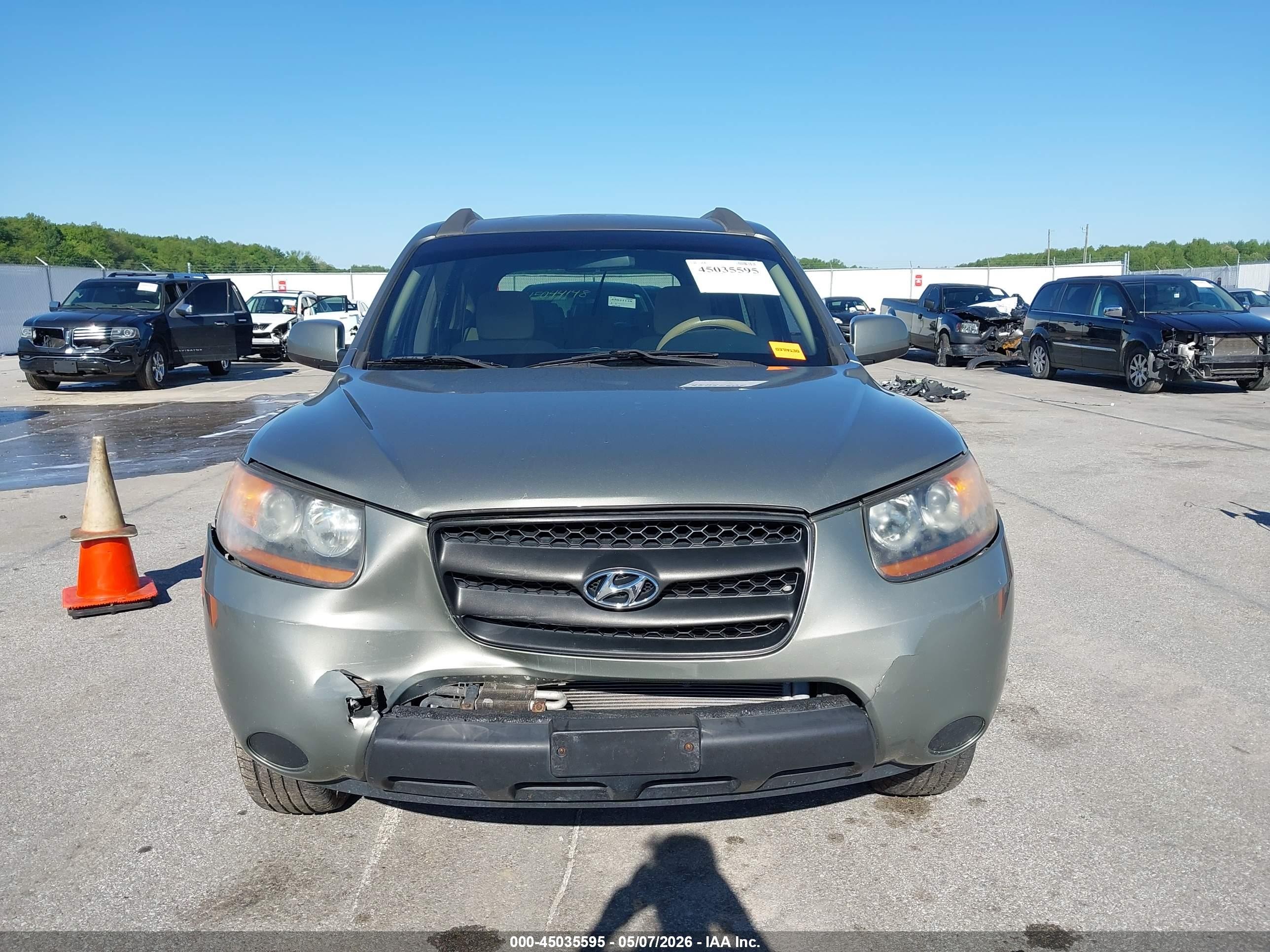 2008 Hyundai Santa Fe Gls Gray vin: 5NMSG73D48H143900