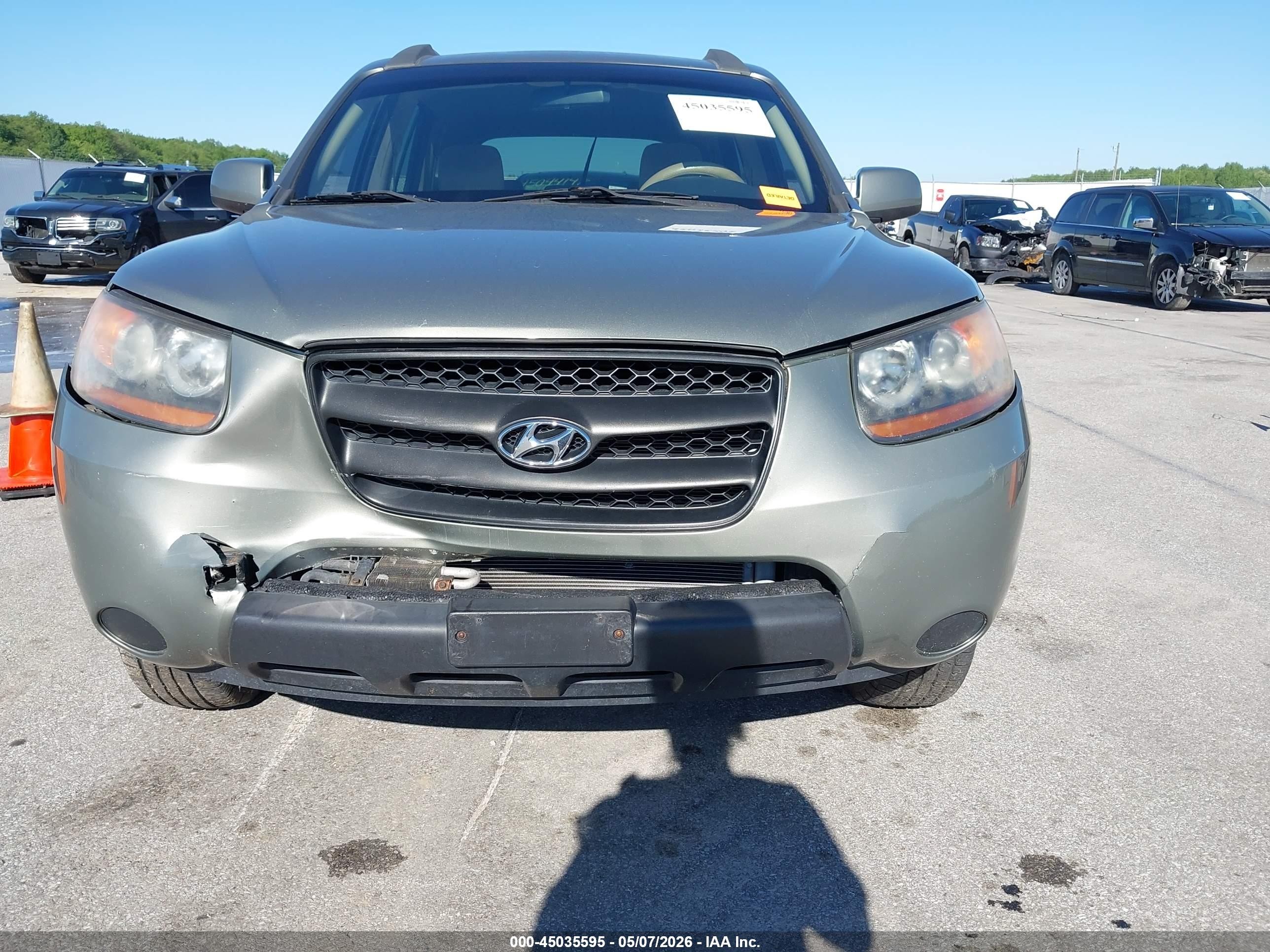 2008 Hyundai Santa Fe Gls Gray vin: 5NMSG73D48H143900