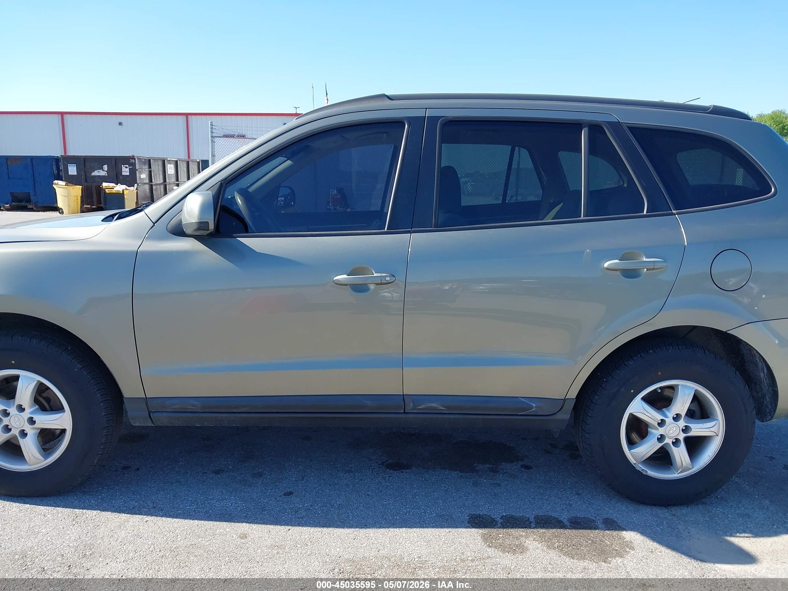 2008 Hyundai Santa Fe Gls Gray vin: 5NMSG73D48H143900