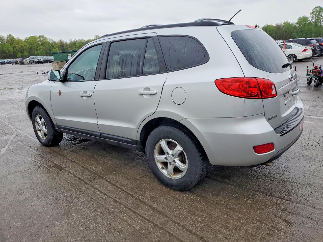 2008 Hyundai Santa Fe Gls Серебряный vin: 5NMSG73D48H205621