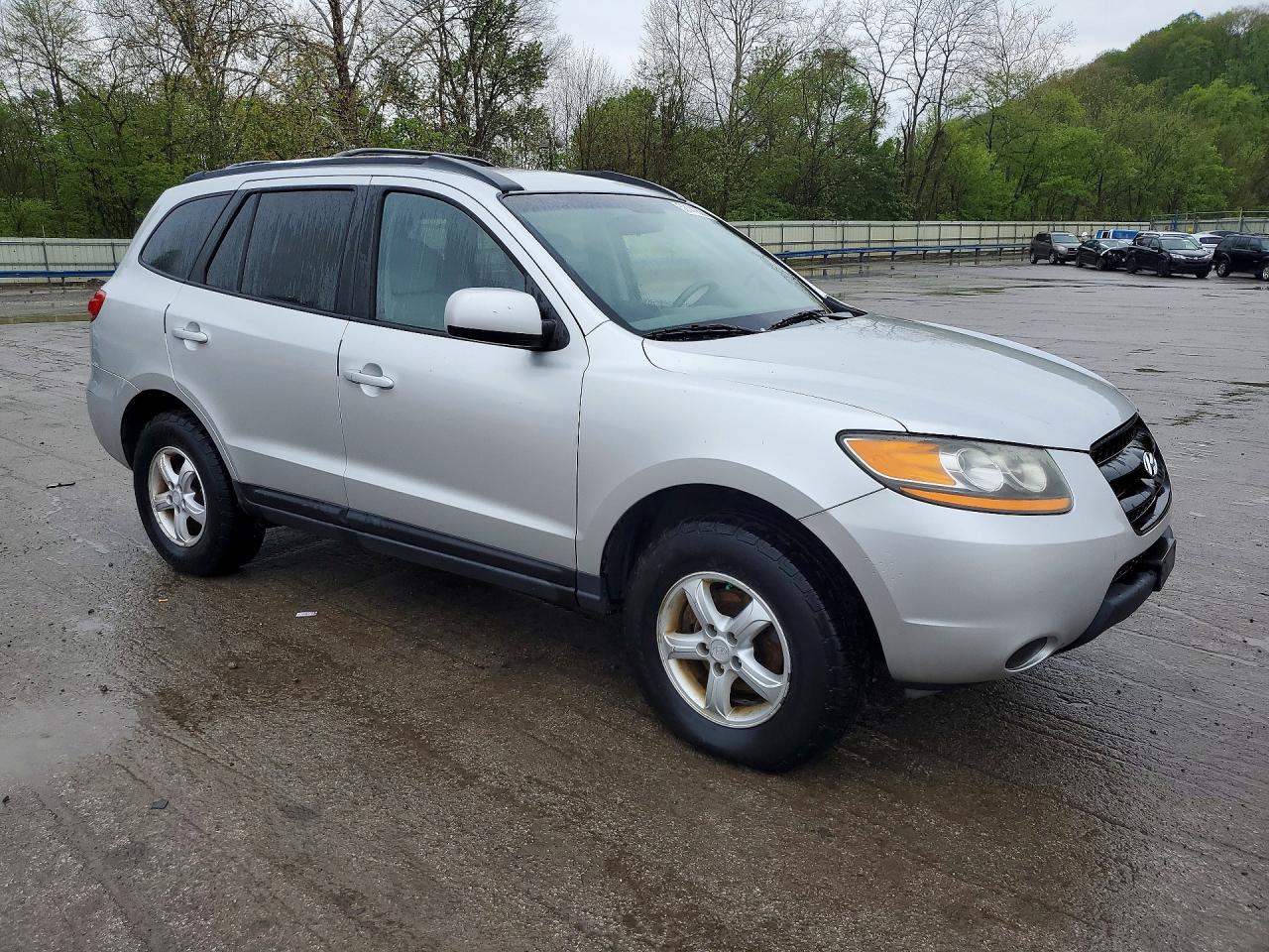 2008 Hyundai Santa Fe Gls Серебряный vin: 5NMSG73D48H205621