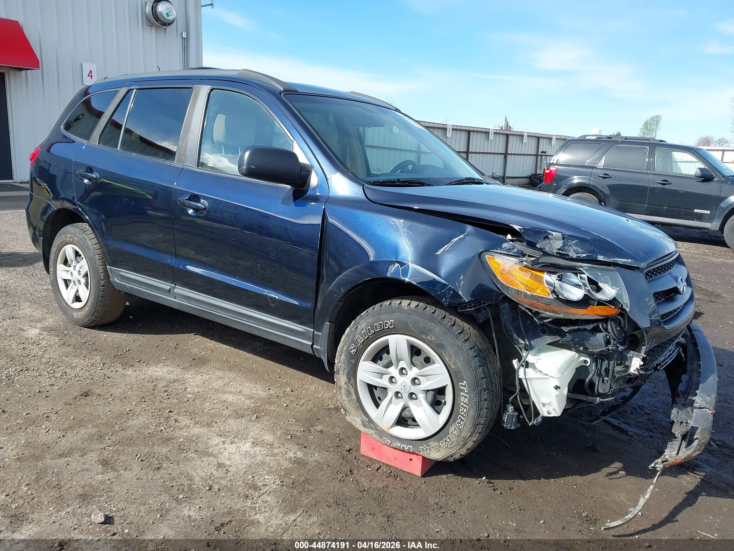 2009 Hyundai Santa Fe Gls Blue vin: 5NMSG73D49H279686