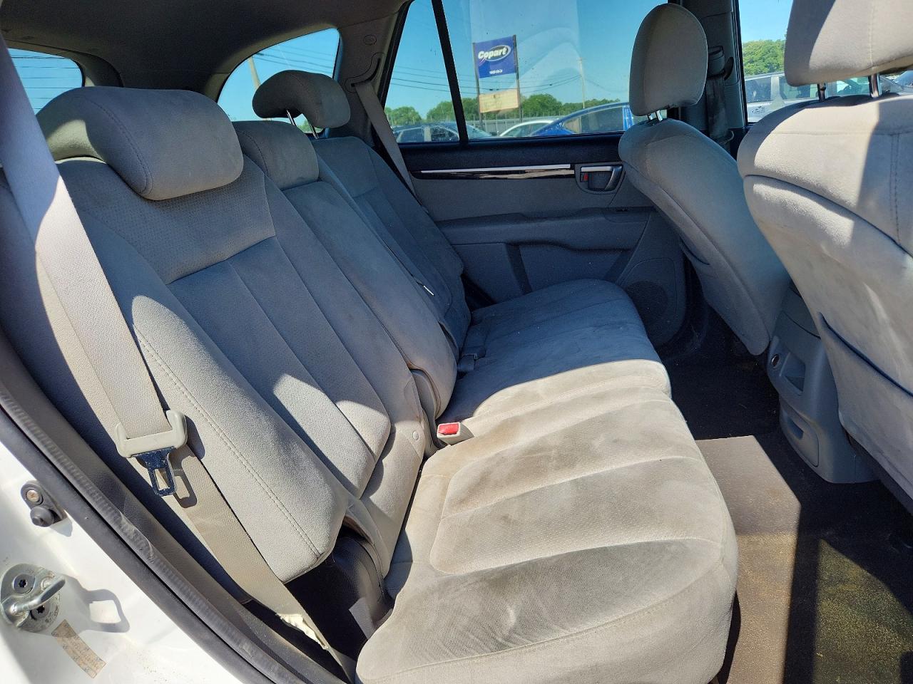 2009 Hyundai Santa Fe Gls Белый vin: 5NMSG73D49H289344