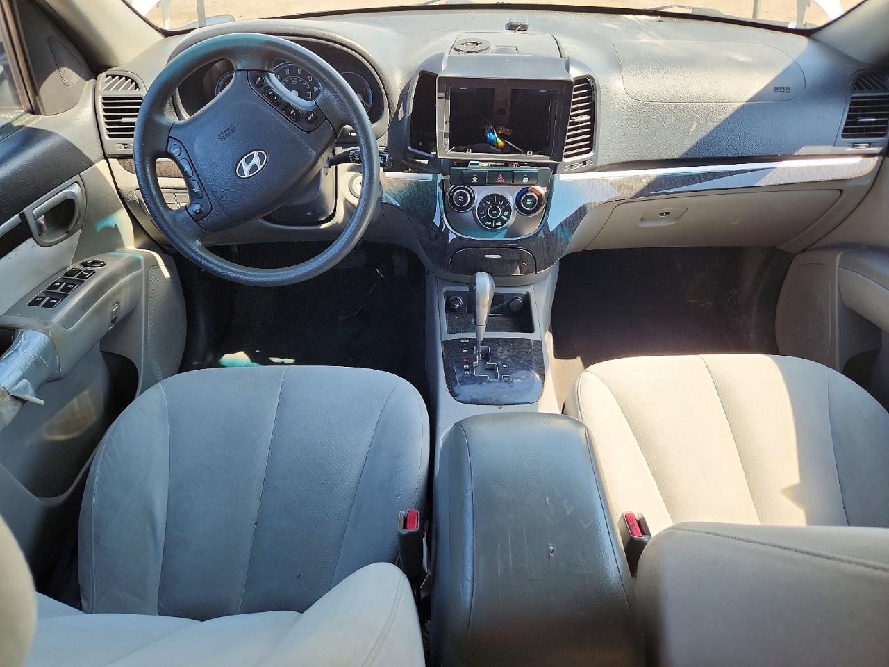 2009 Hyundai Santa Fe Gls Белый vin: 5NMSG73D49H289344