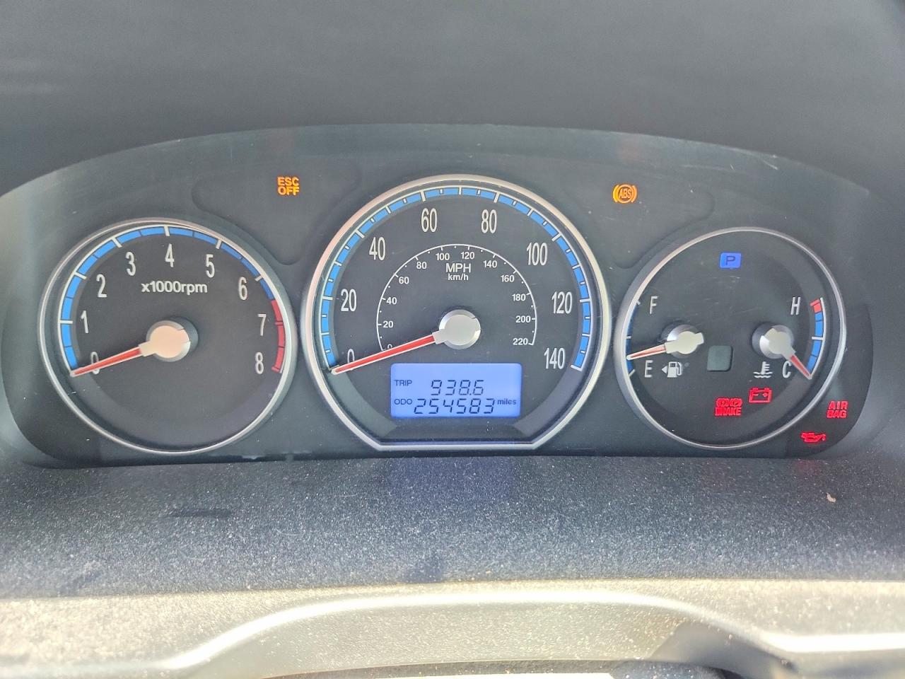 2009 Hyundai Santa Fe Gls Белый vin: 5NMSG73D49H289344