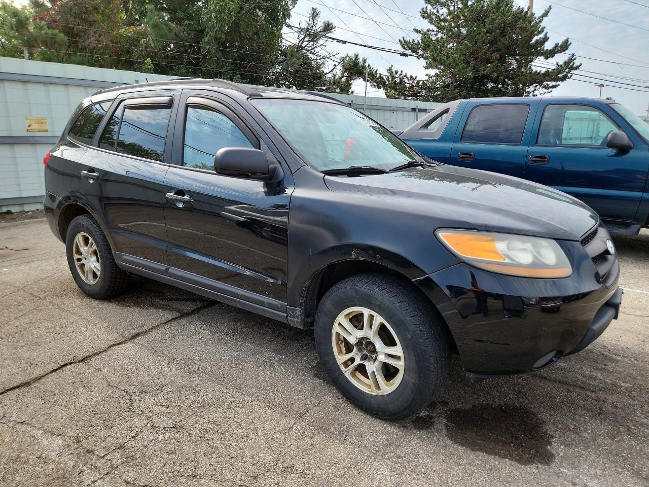 2009 Hyundai Santa Fe Gls Black vin: 5NMSG73D49H314520