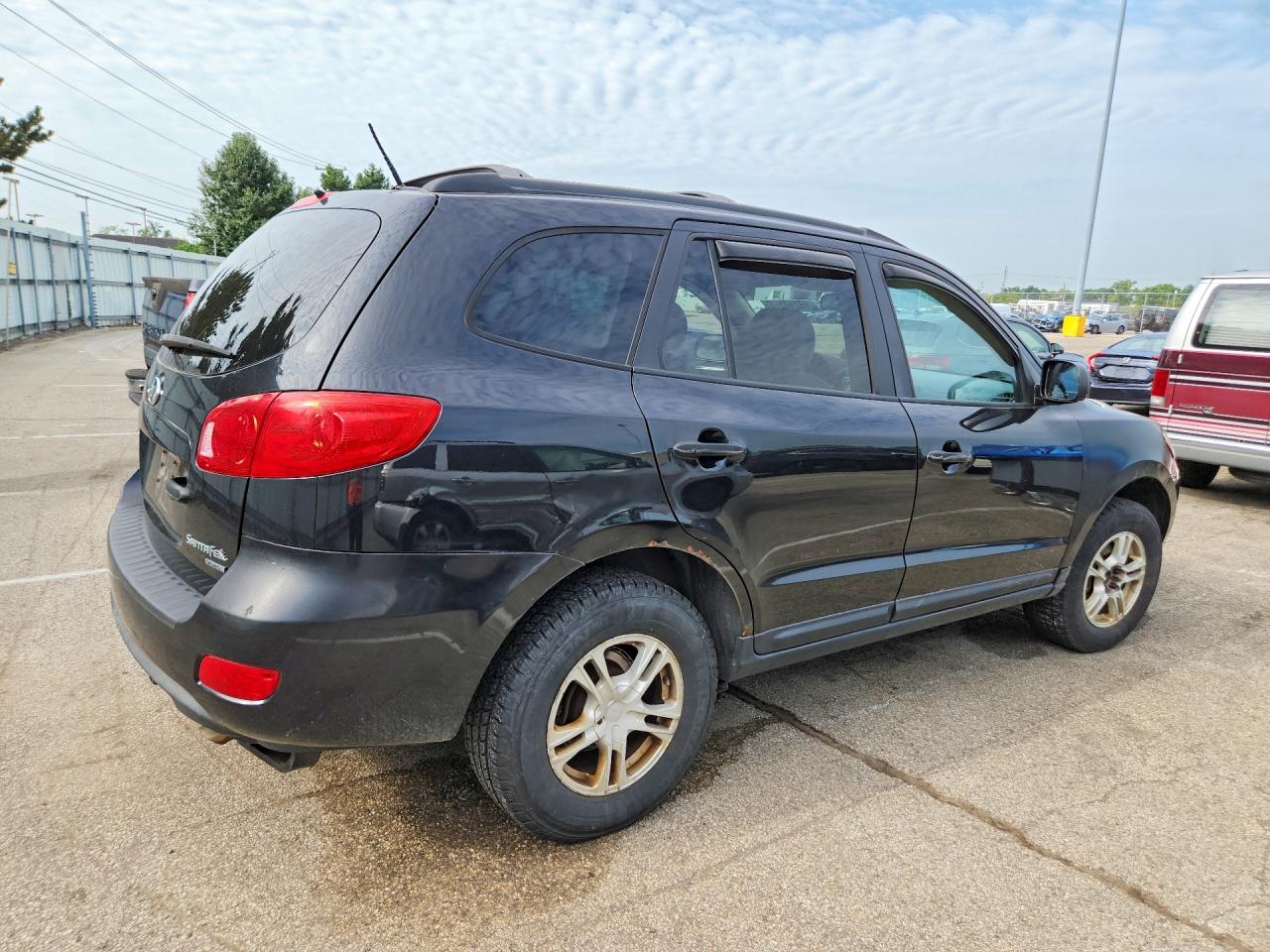2009 Hyundai Santa Fe Gls Black vin: 5NMSG73D49H314520
