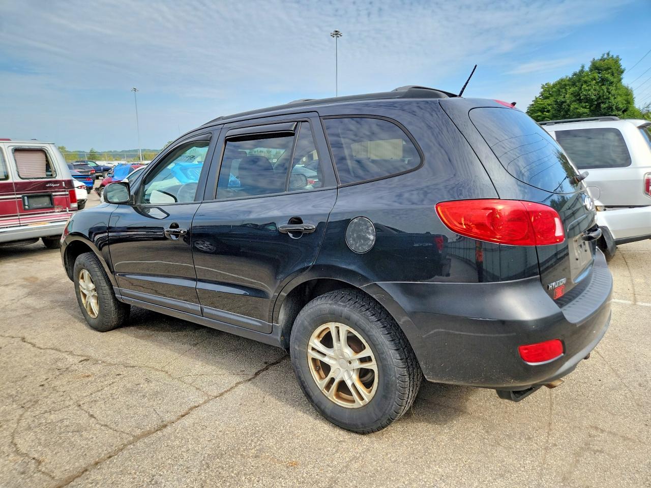 2009 Hyundai Santa Fe Gls Black vin: 5NMSG73D49H314520