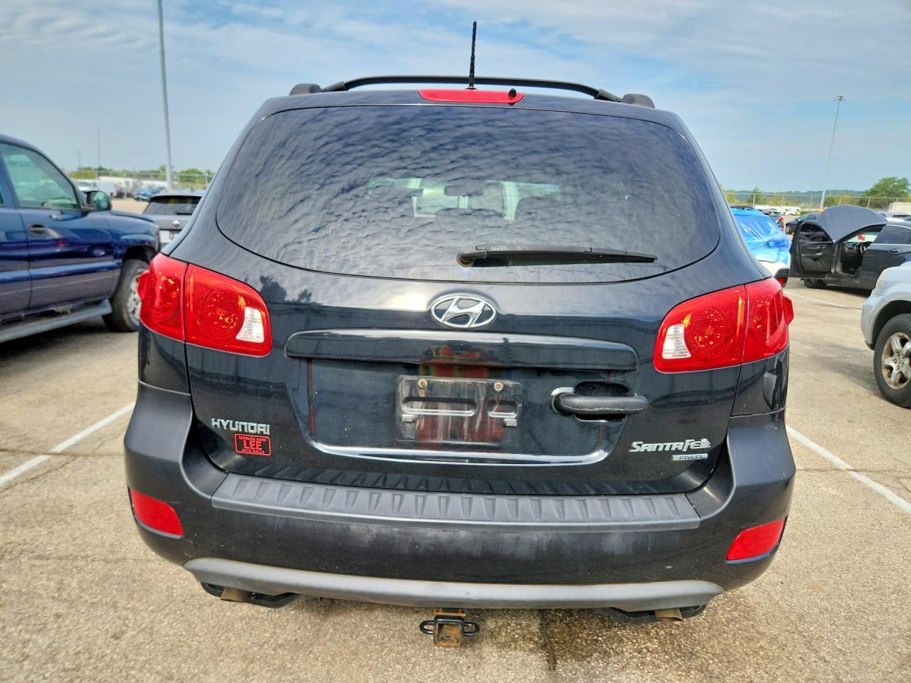 2009 Hyundai Santa Fe Gls Black vin: 5NMSG73D49H314520