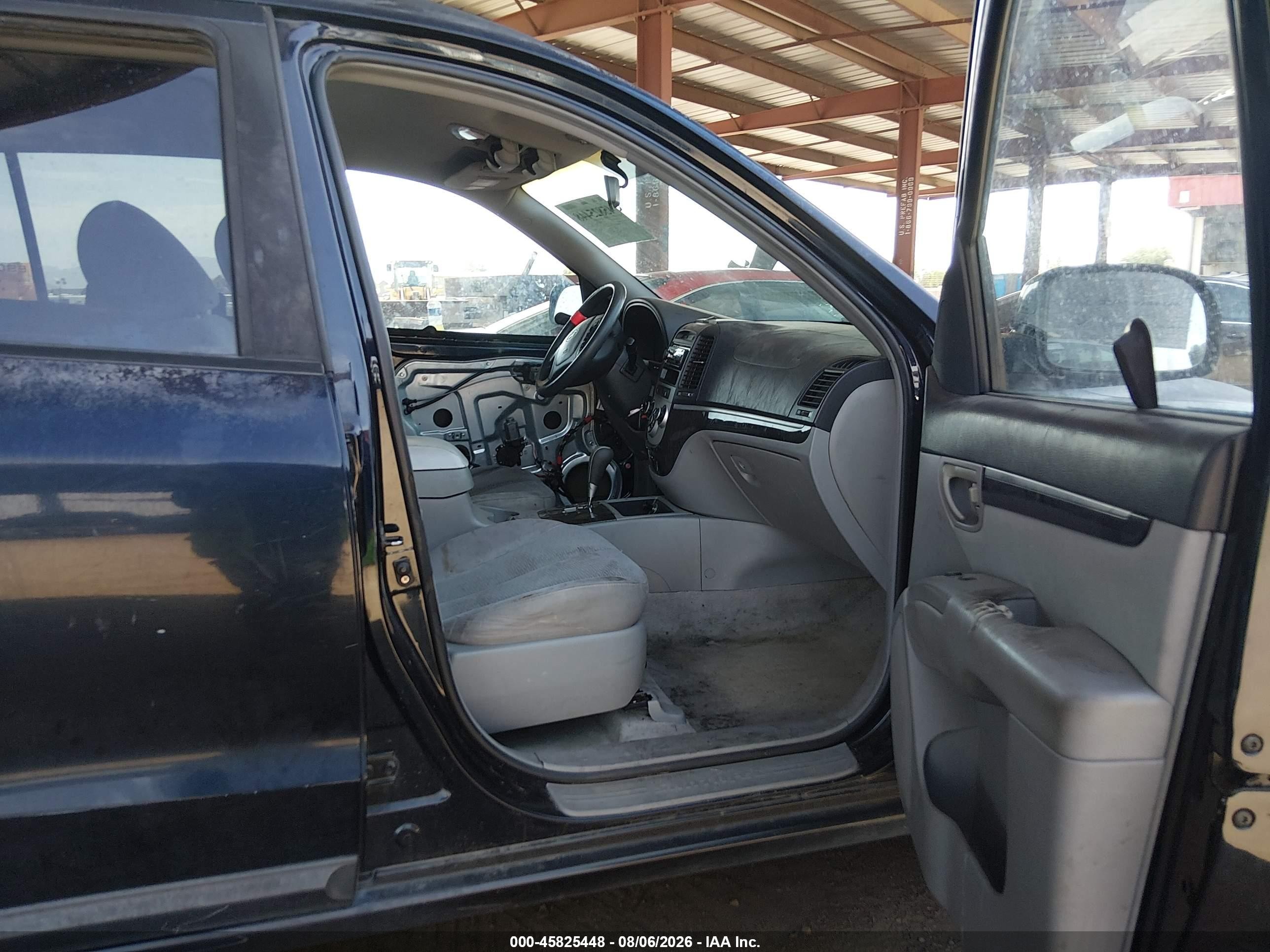 2007 Hyundai Santa Fe Gls Синий vin: 5NMSG73D57H060894