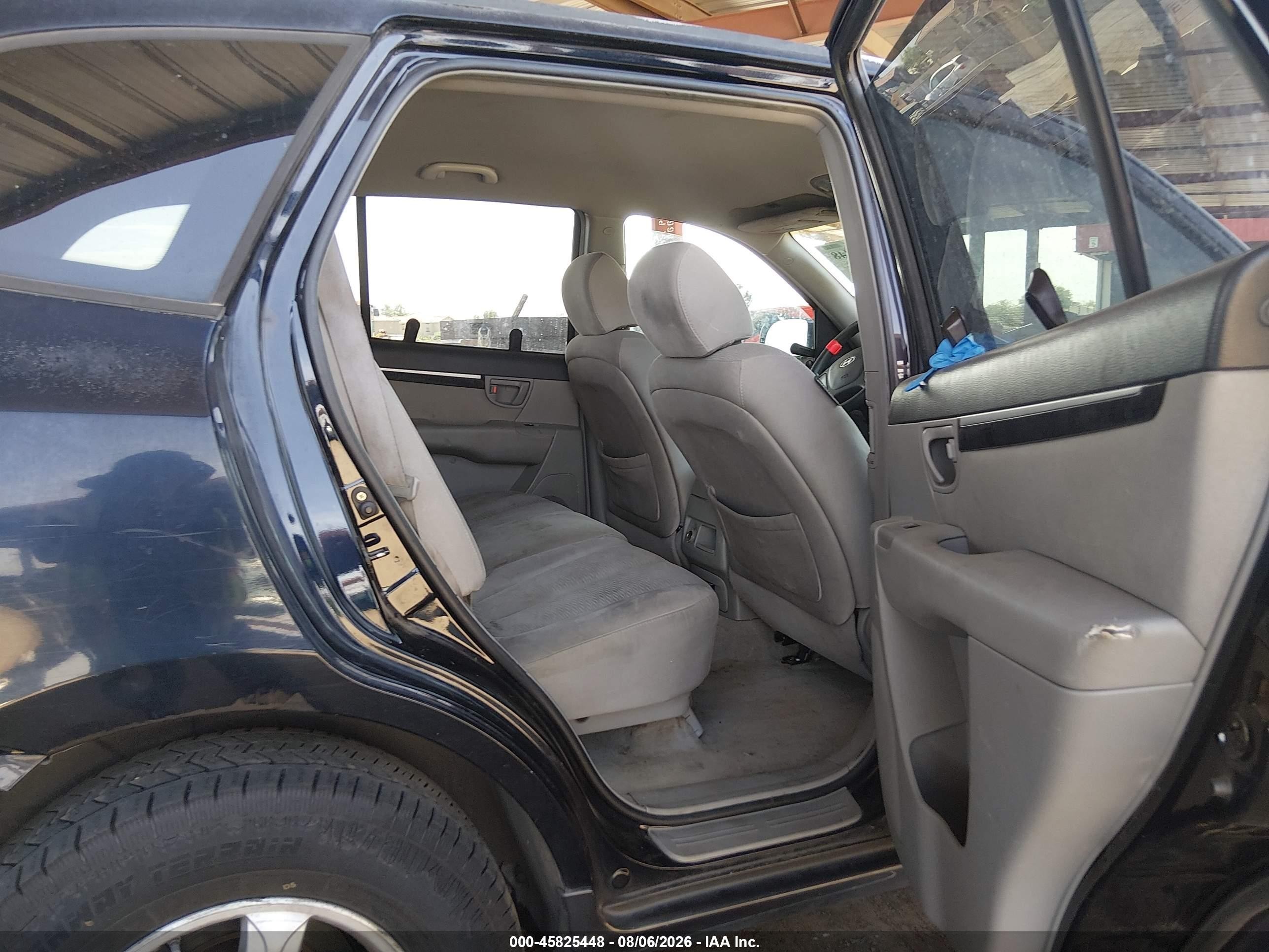 2007 Hyundai Santa Fe Gls Синий vin: 5NMSG73D57H060894