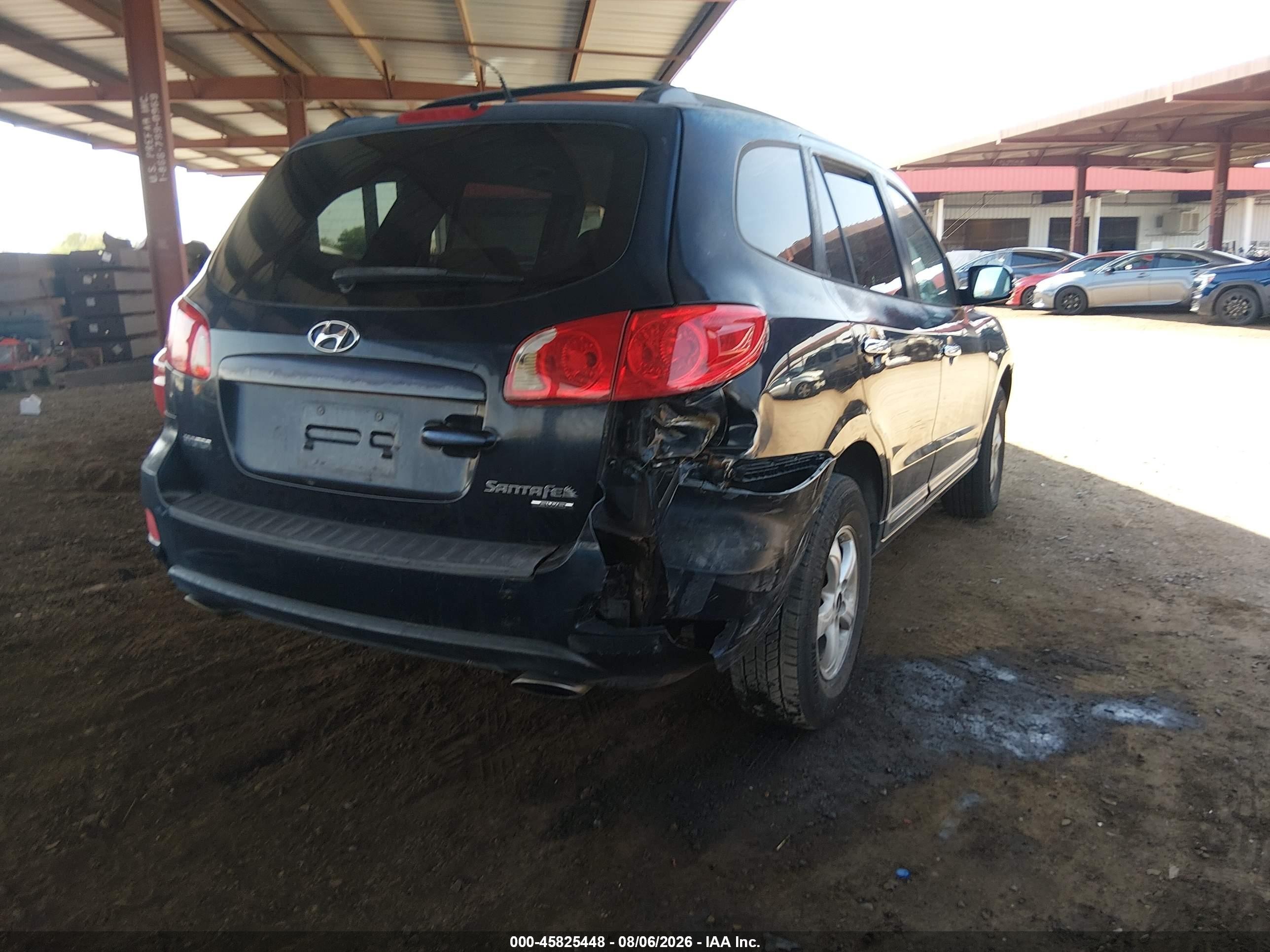 2007 Hyundai Santa Fe Gls Синий vin: 5NMSG73D57H060894