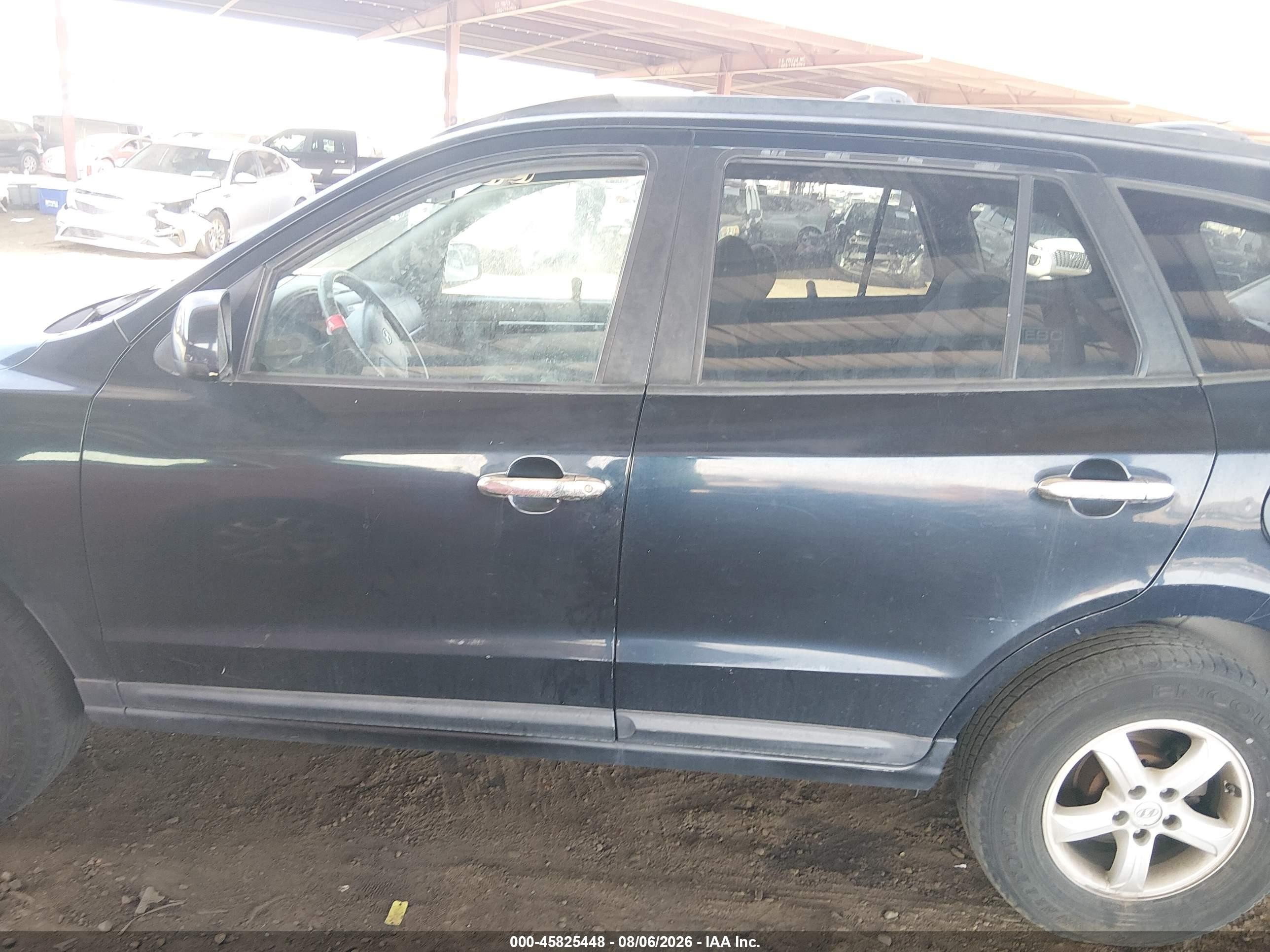 2007 Hyundai Santa Fe Gls Синий vin: 5NMSG73D57H060894