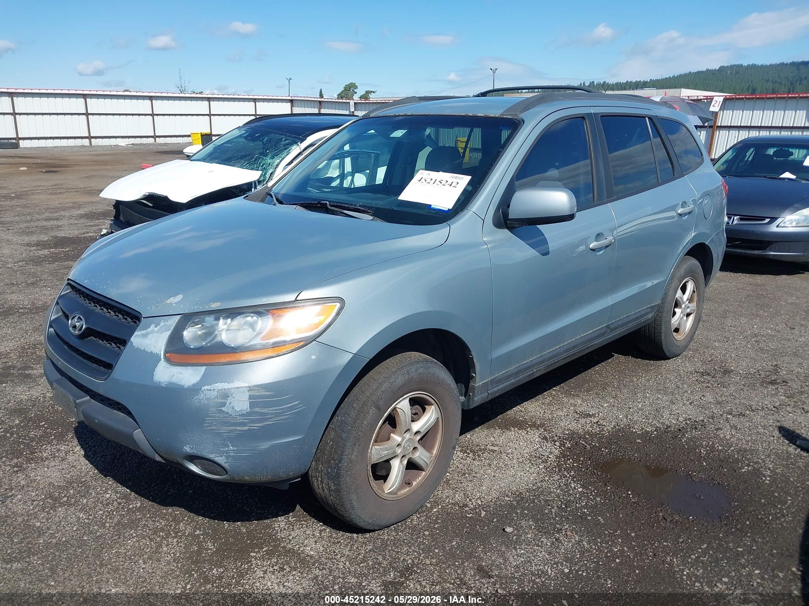 2008 Hyundai Santa Fe Gls Pewter vin: 5NMSG73D58H203876
