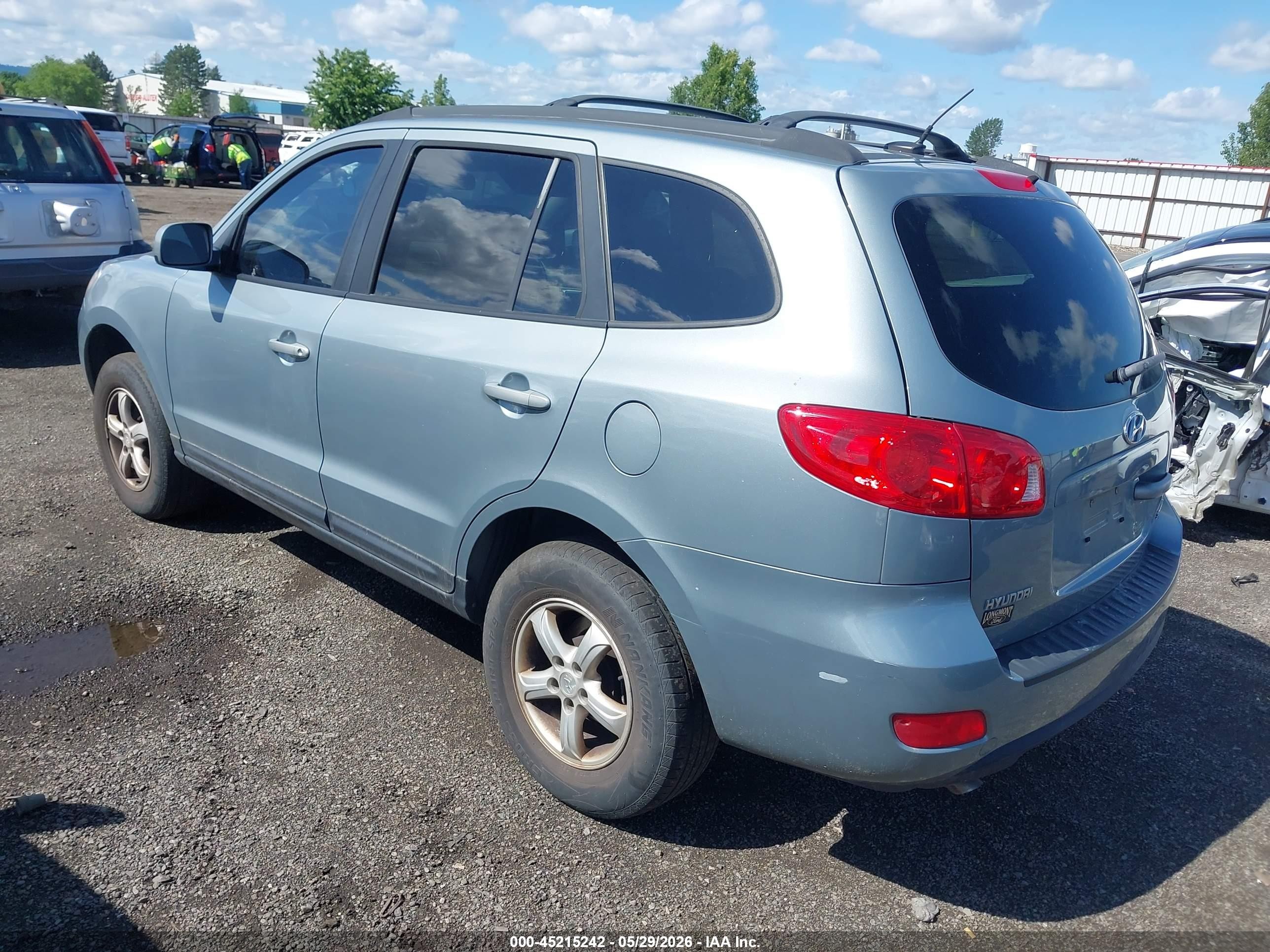 2008 Hyundai Santa Fe Gls Pewter vin: 5NMSG73D58H203876
