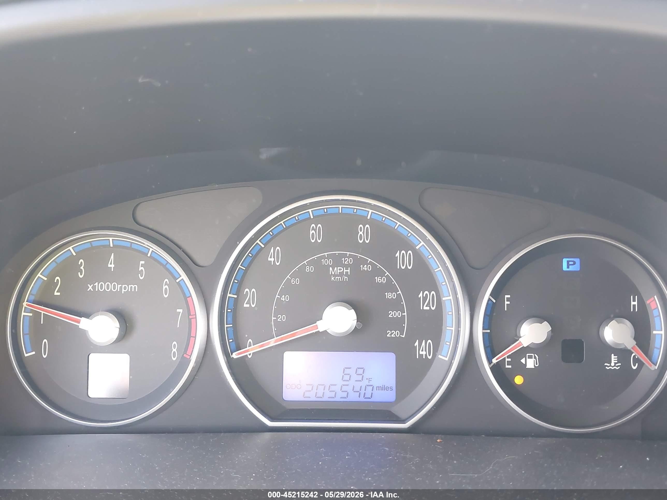 2008 Hyundai Santa Fe Gls Pewter vin: 5NMSG73D58H203876