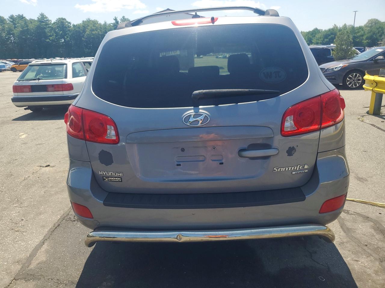 2008 Hyundai Santa Fe Gls Silver vin: 5NMSG73D58H206521