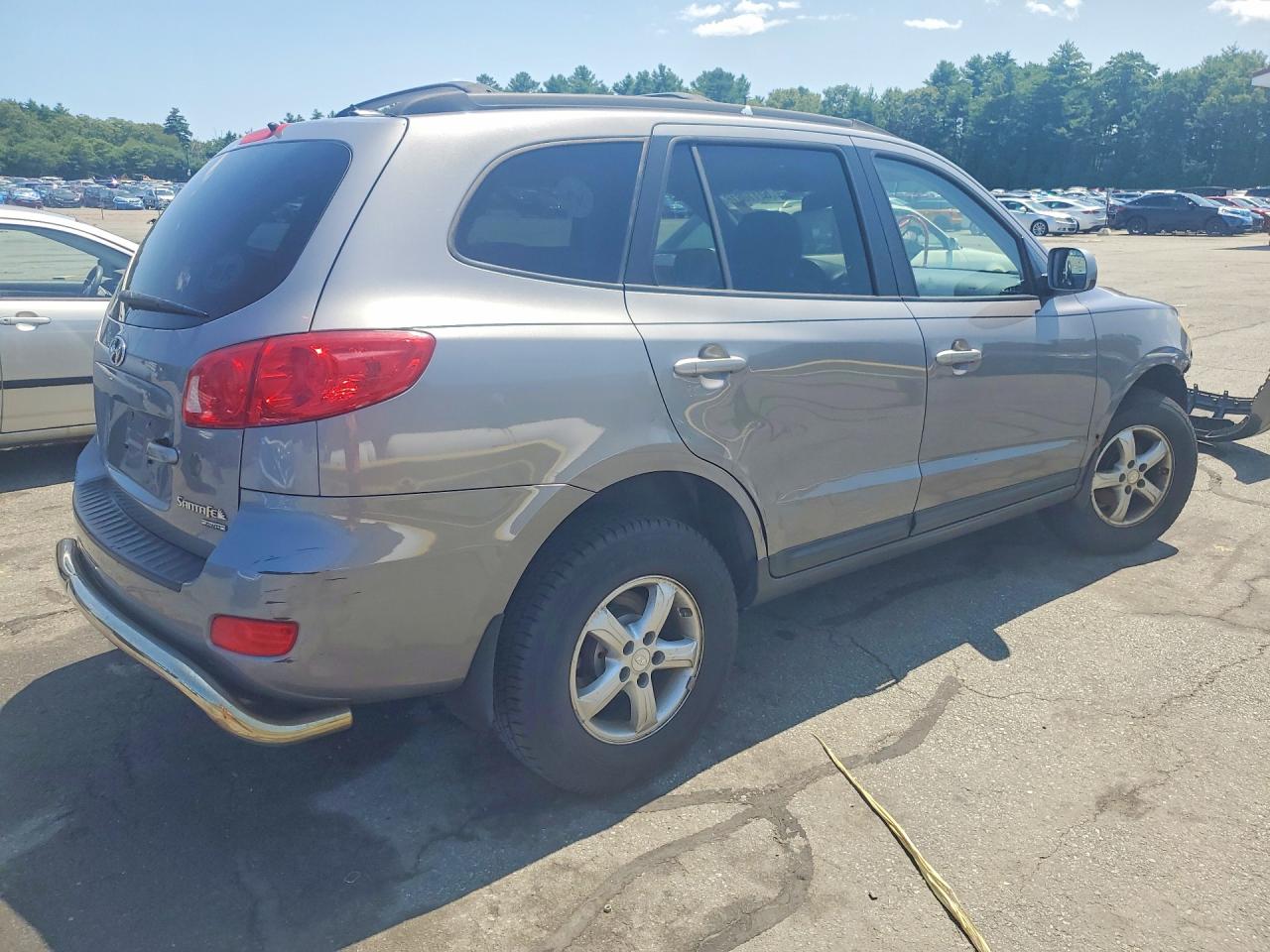 2008 Hyundai Santa Fe Gls Silver vin: 5NMSG73D58H206521