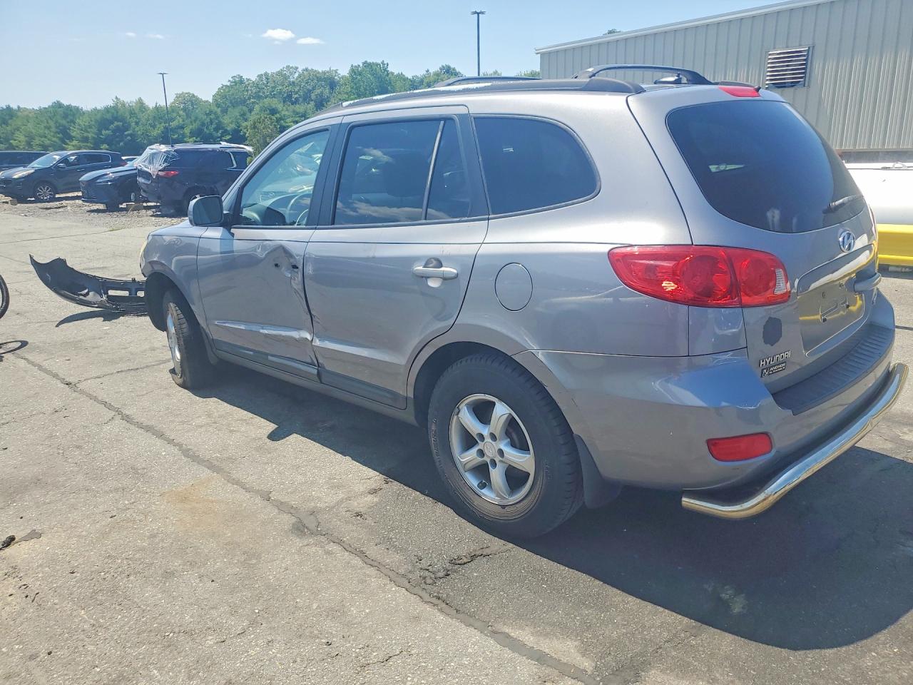 2008 Hyundai Santa Fe Gls Silver vin: 5NMSG73D58H206521