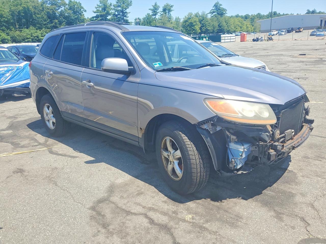 2008 Hyundai Santa Fe Gls Silver vin: 5NMSG73D58H206521