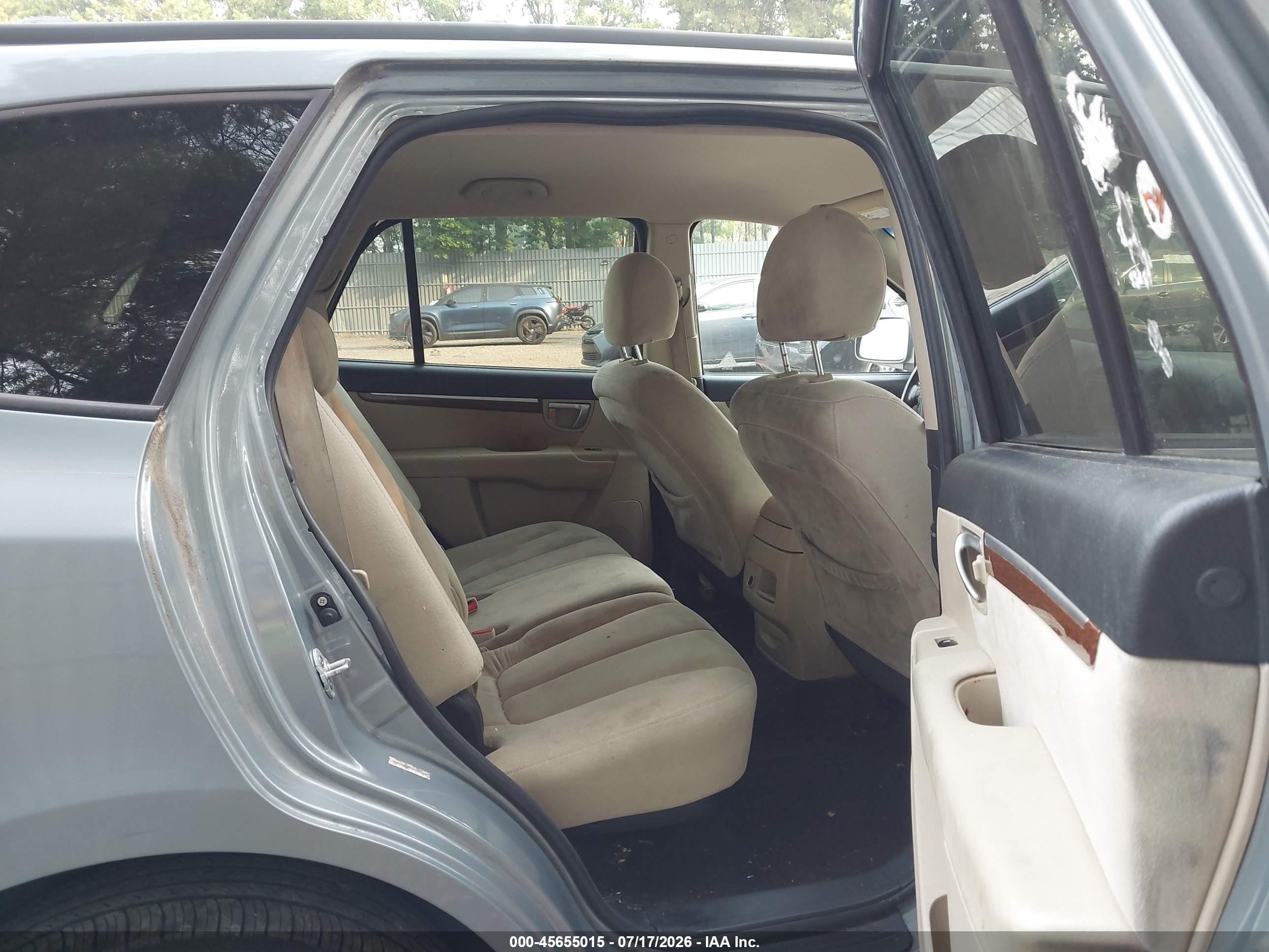2008 Hyundai Santa Fe Gls Blue vin: 5NMSG73D58H212304