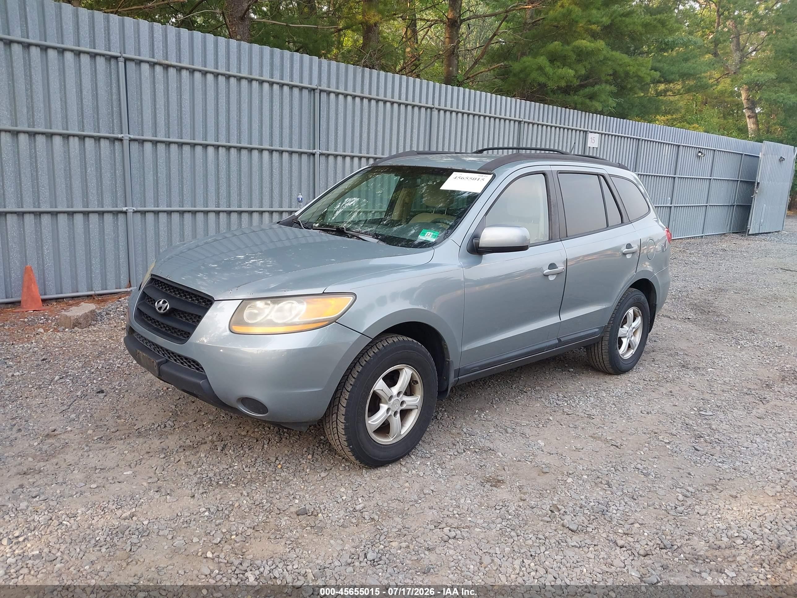 2008 Hyundai Santa Fe Gls Blue vin: 5NMSG73D58H212304